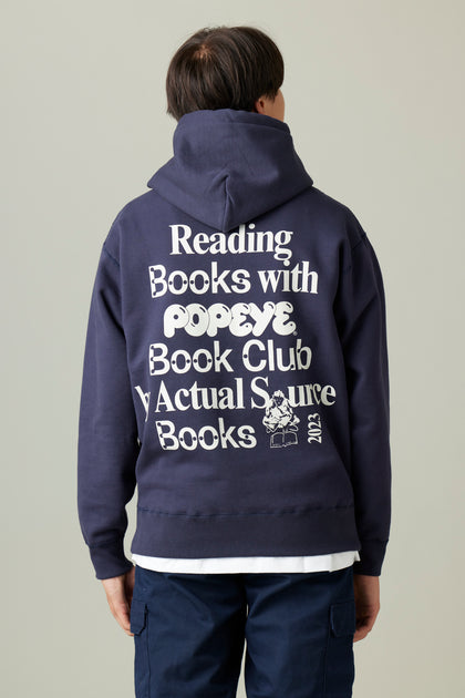 受注生産・12月後半から発送予定] POPEYE BOOK CLUB Hoodie / Navy