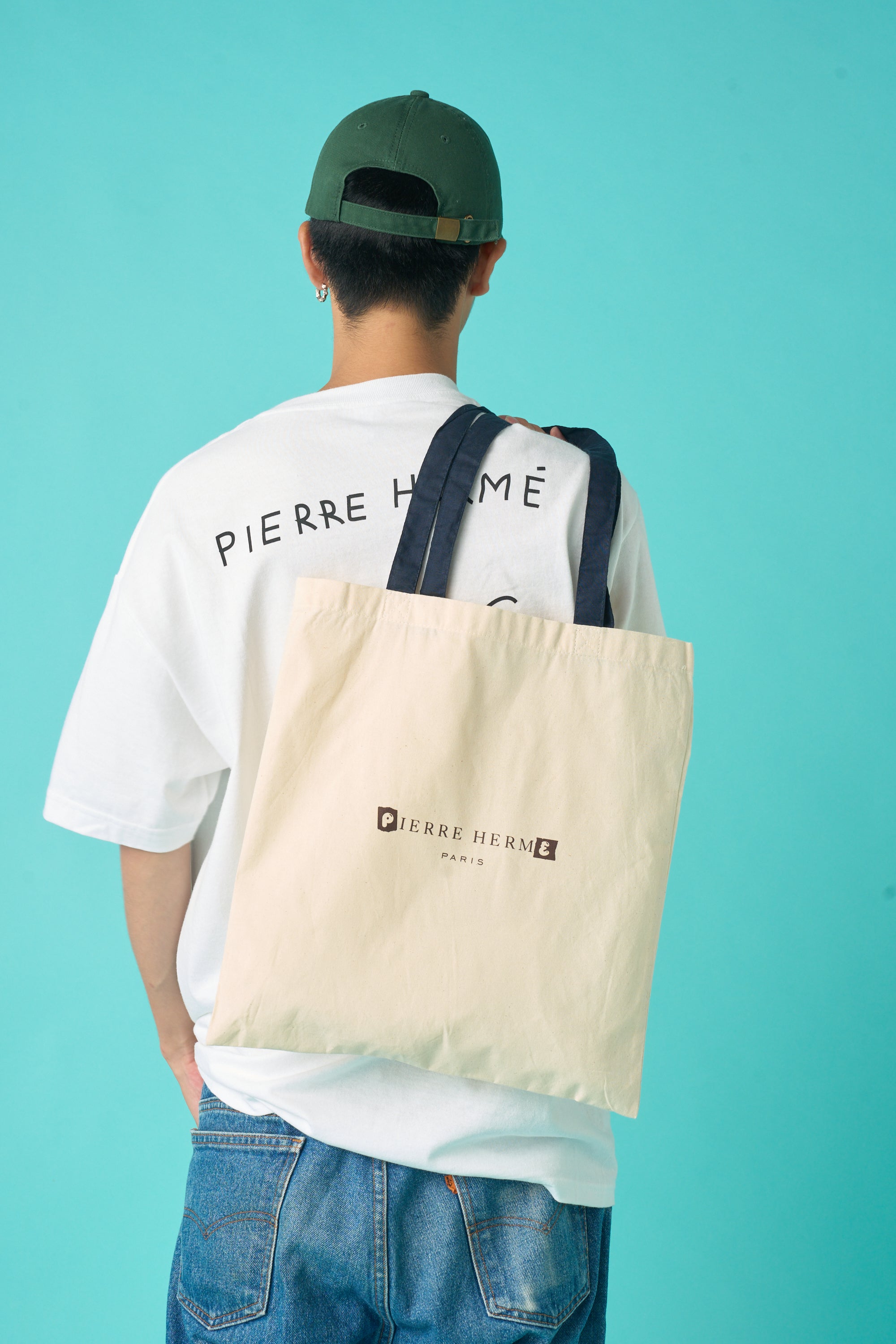 受注生産・10月末から発送予定] Rose Flower Tote with Tomo Ando