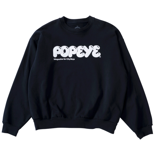 数量限定・12月中旬より順次発送予定] POPEYE Logo Sweat / Navy