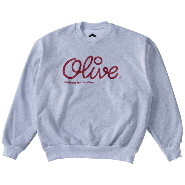 数量限定・12月中旬より順次発送予定] Olive Logo Sweat / Ash