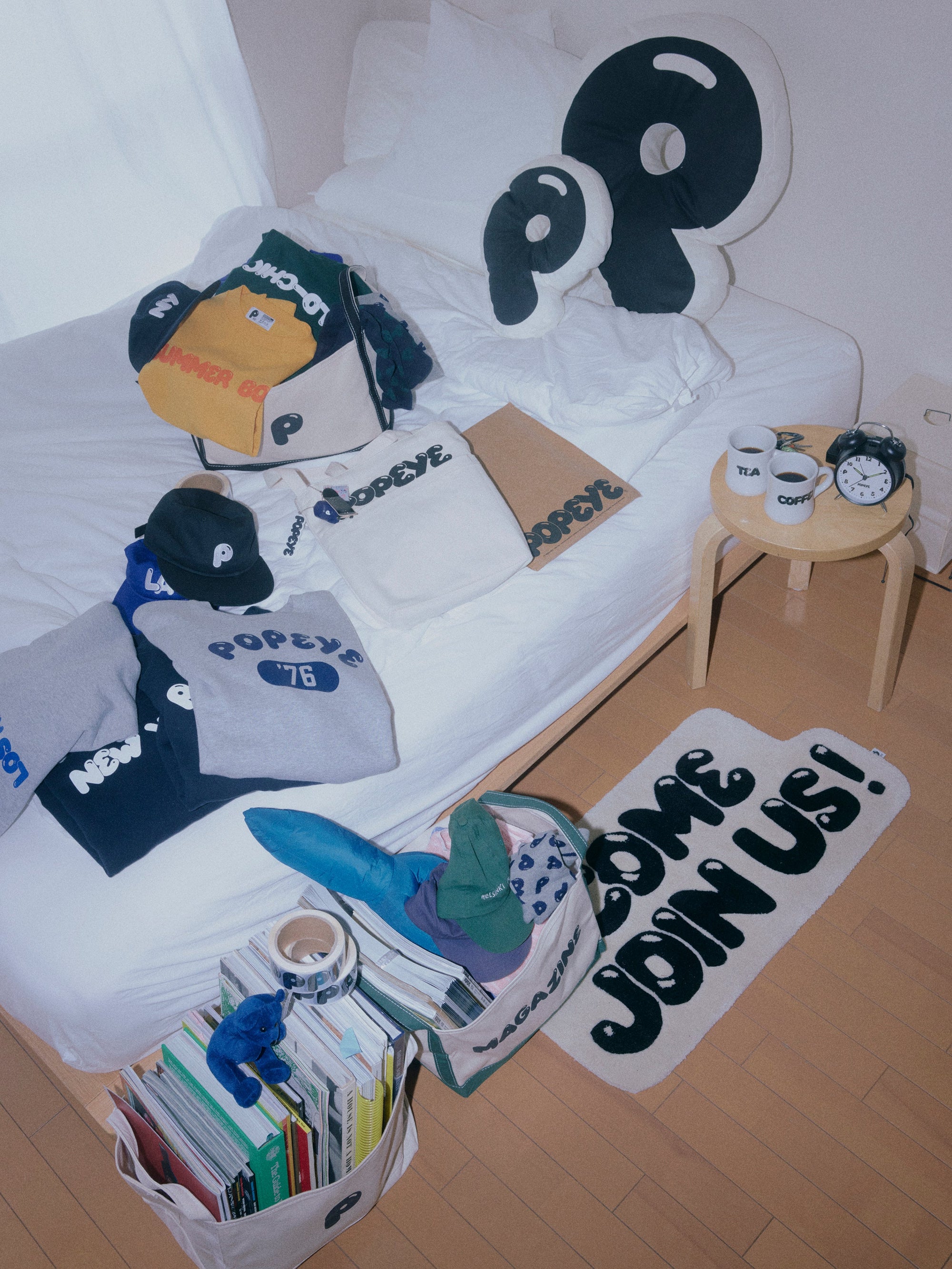 POP-UP! #10 POPEYE 50th Anniversary Logo Font Goods