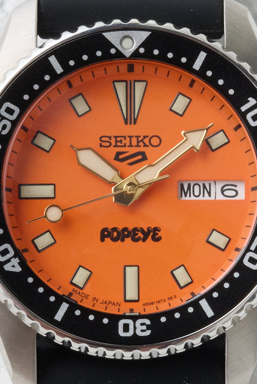 予約販売・9月4日(金)より順次発送予定] SEIKO 5 SPORTS × POPEYE SKX