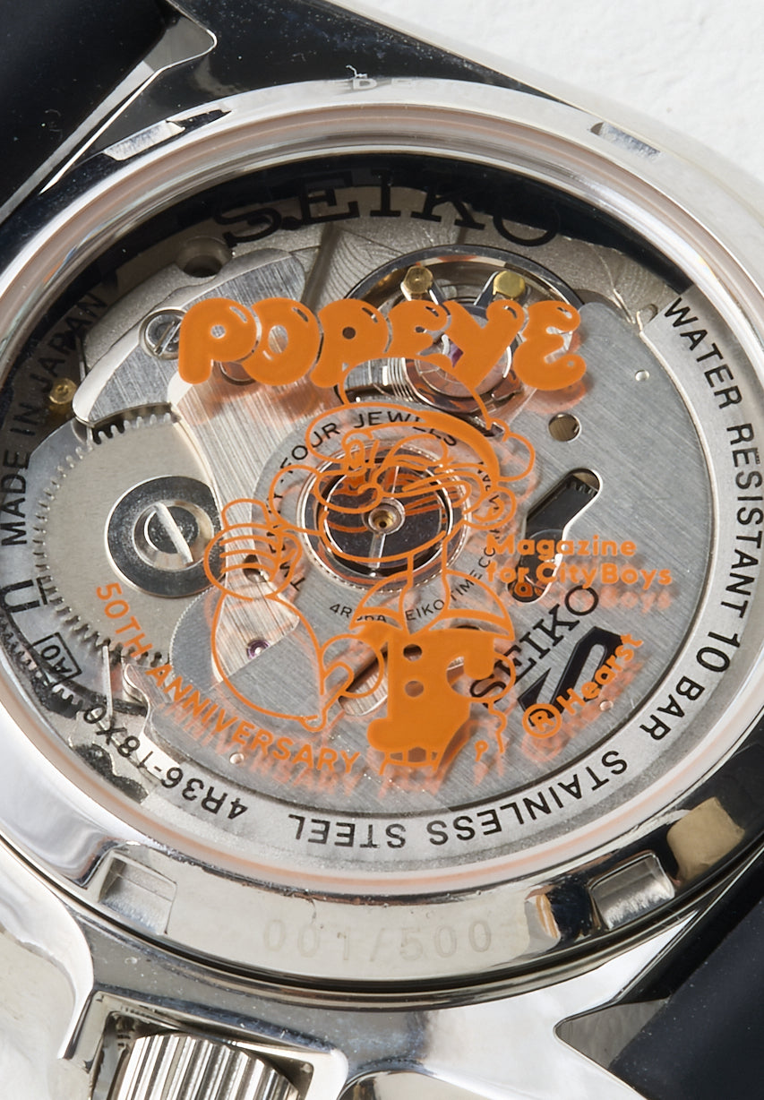 予約販売・9月4日(金)より順次発送予定] SEIKO 5 SPORTS × POPEYE SKX