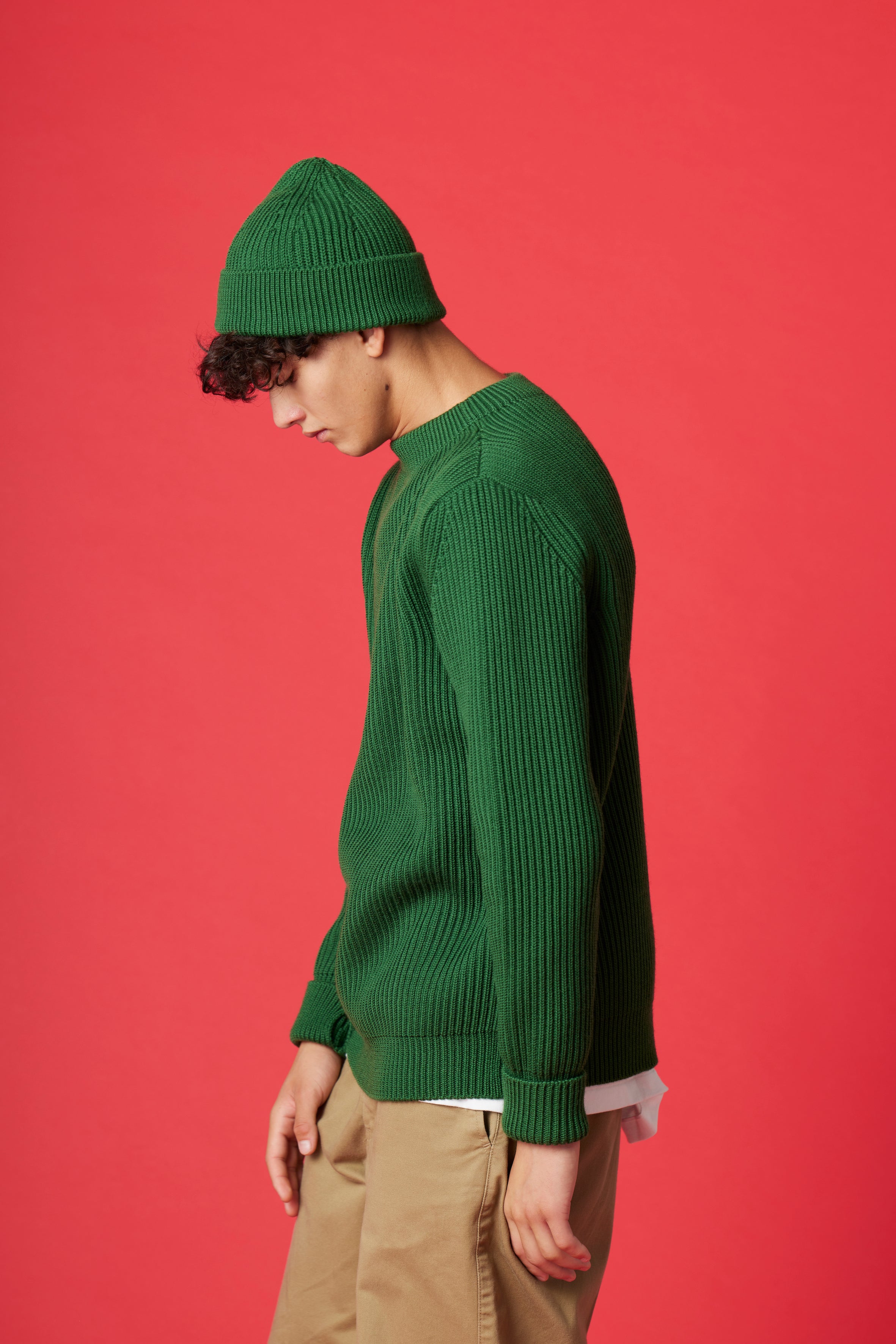 数量限定・10月末 - 11月半ばお届け予定] Beanie (POPEYE GREEN