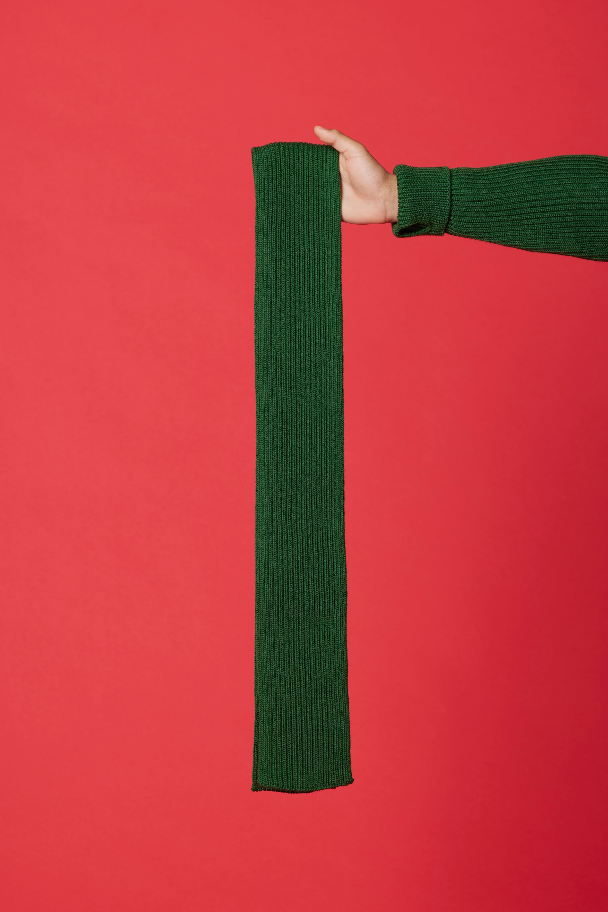 数量限定・10月末 - 11月半ばお届け予定] Short Scarf (POPEYE GREEN