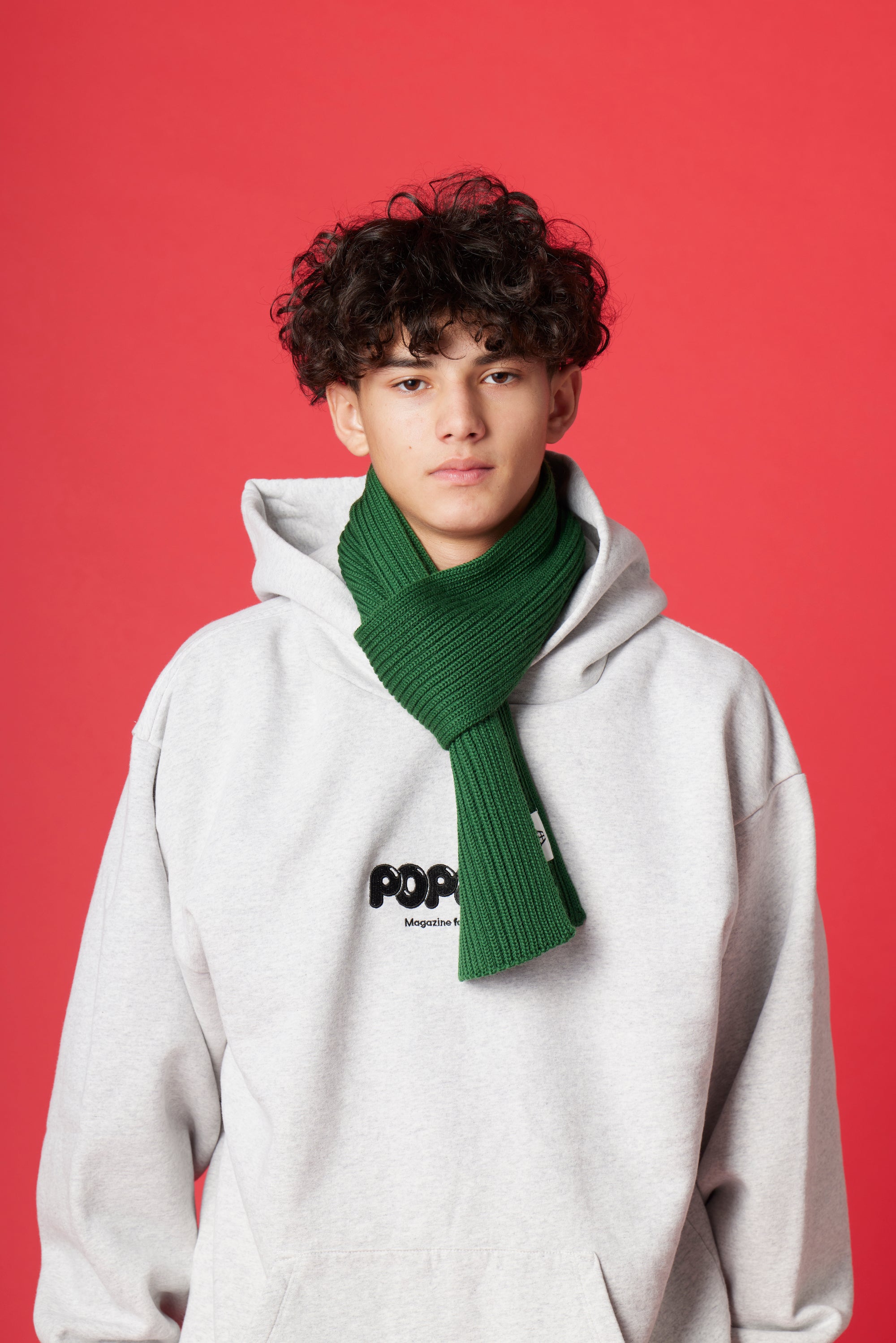 [数量限定・10月末 - 11月半ばお届け予定] Short Scarf (POPEYE GREEN)