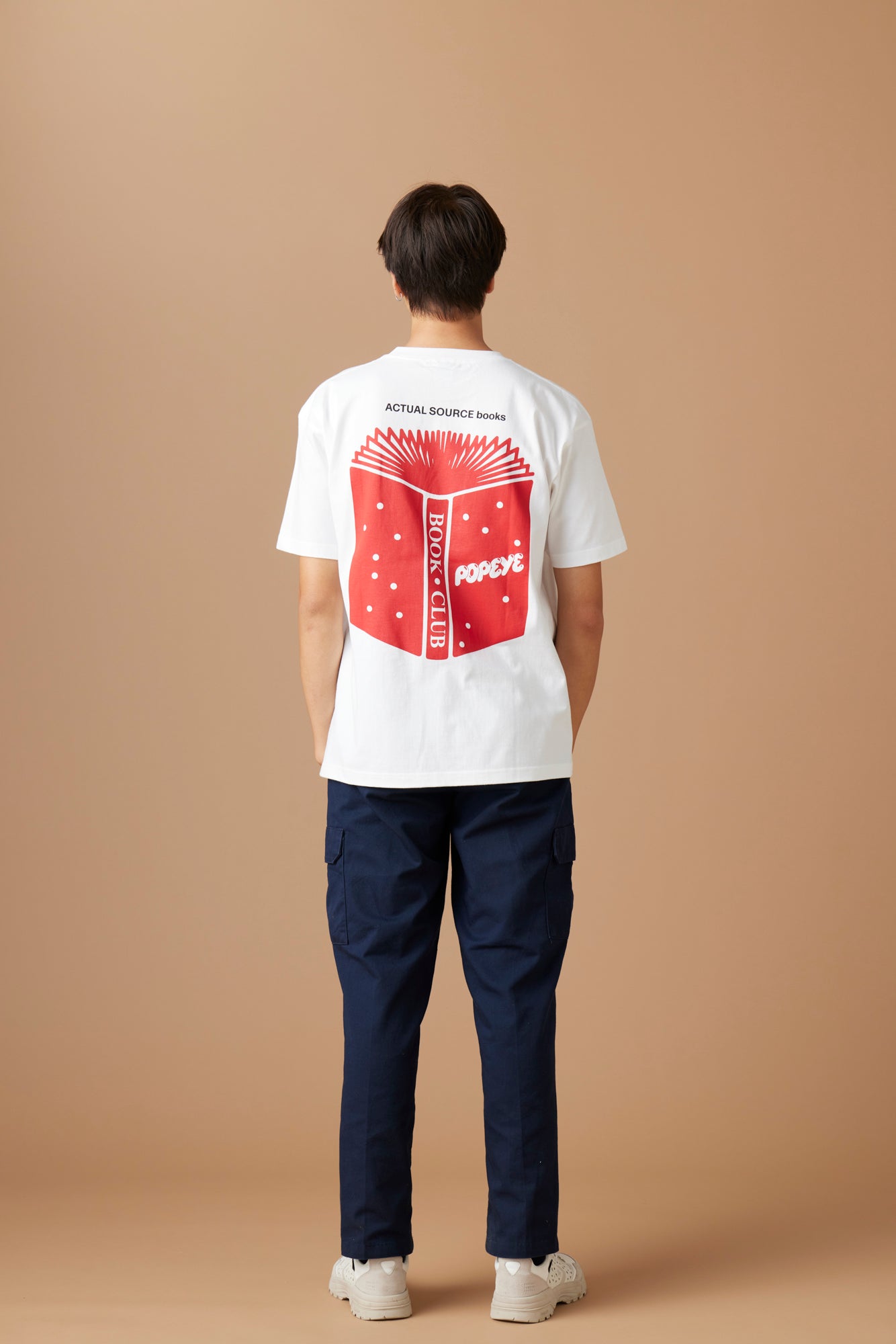 受注生産・12月後半から発送予定] POPEYE BOOK CLUB Book T-Shirt