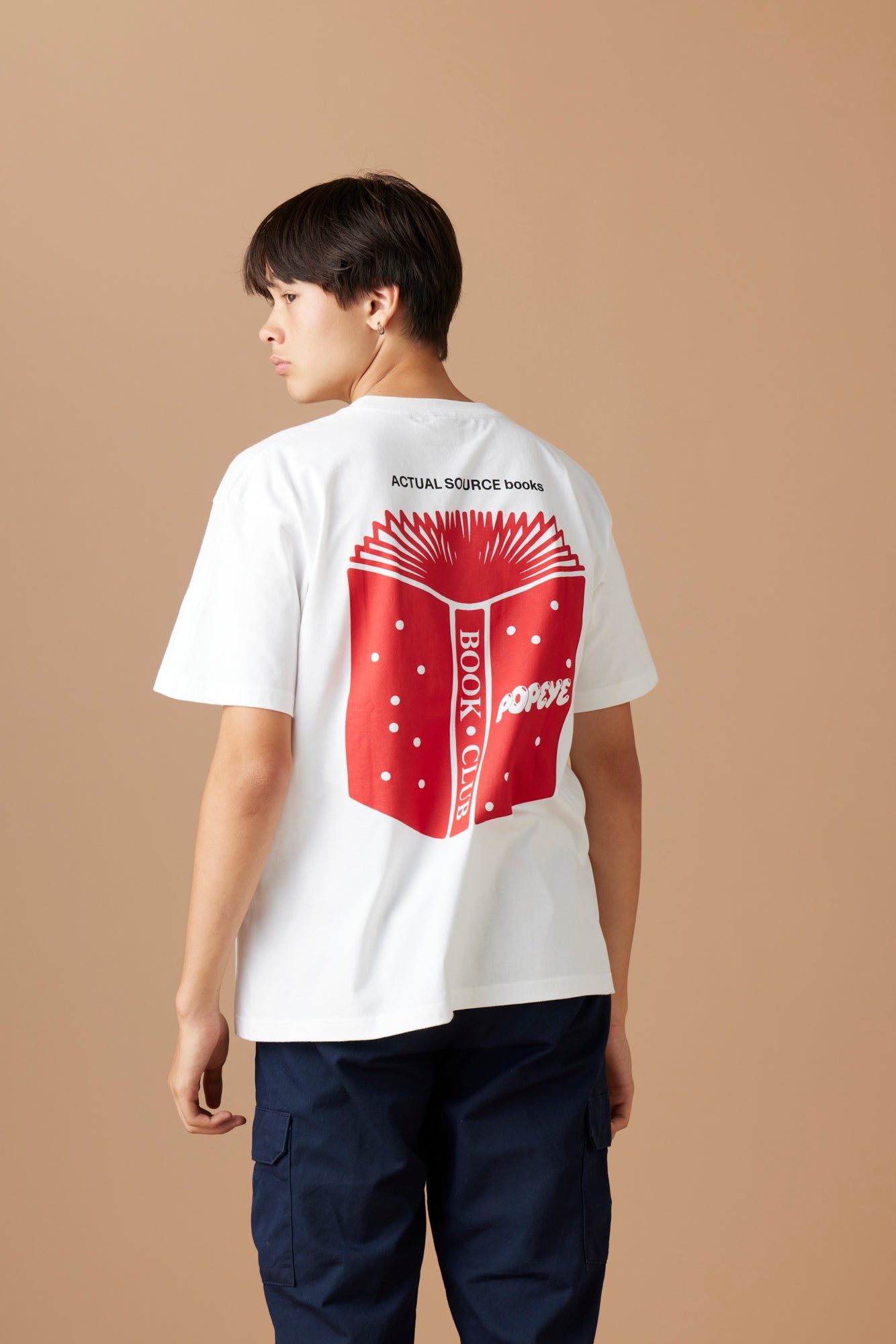 受注生産・12月後半から発送予定] POPEYE BOOK CLUB Book T-Shirt