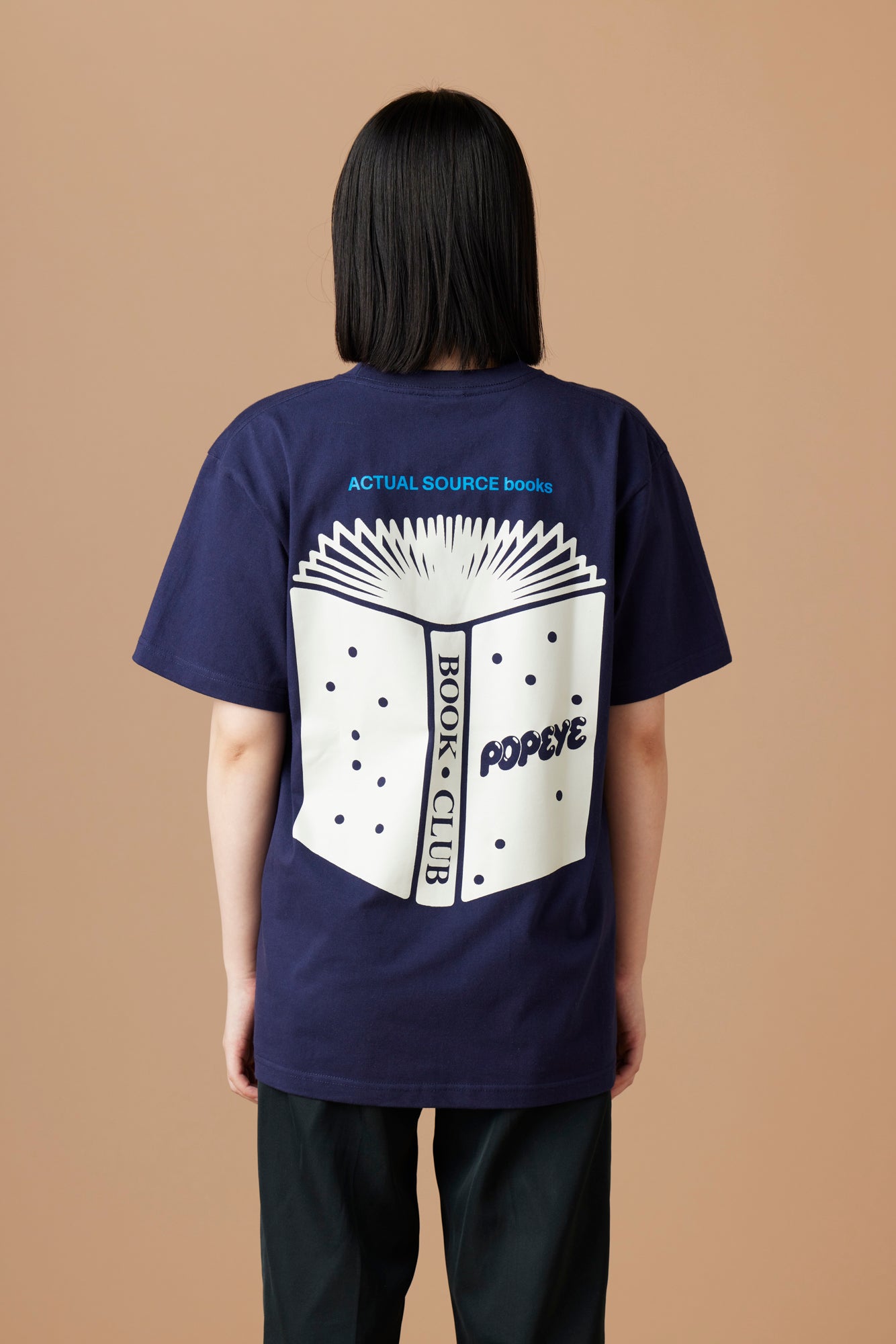 受注生産・12月後半から発送予定] POPEYE BOOK CLUB Book T-Shirt