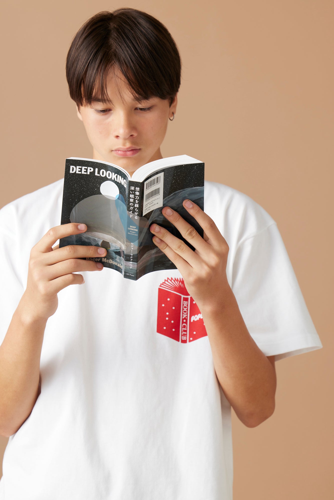 受注生産・12月後半から発送予定] POPEYE BOOK CLUB Book T-Shirt