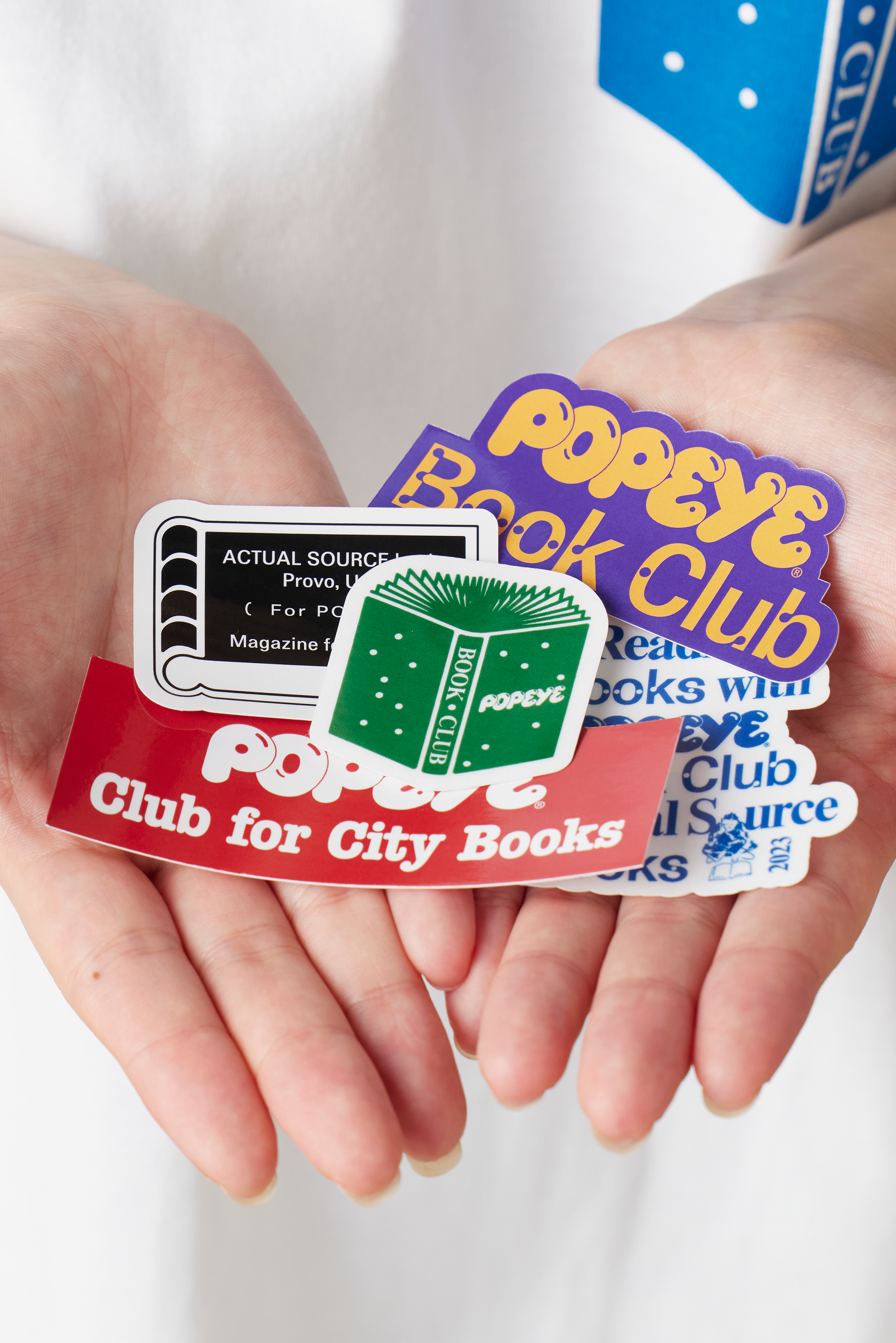 [受注生産・12月後半から発送予定] POPEYE BOOK CLUB Sticker Set