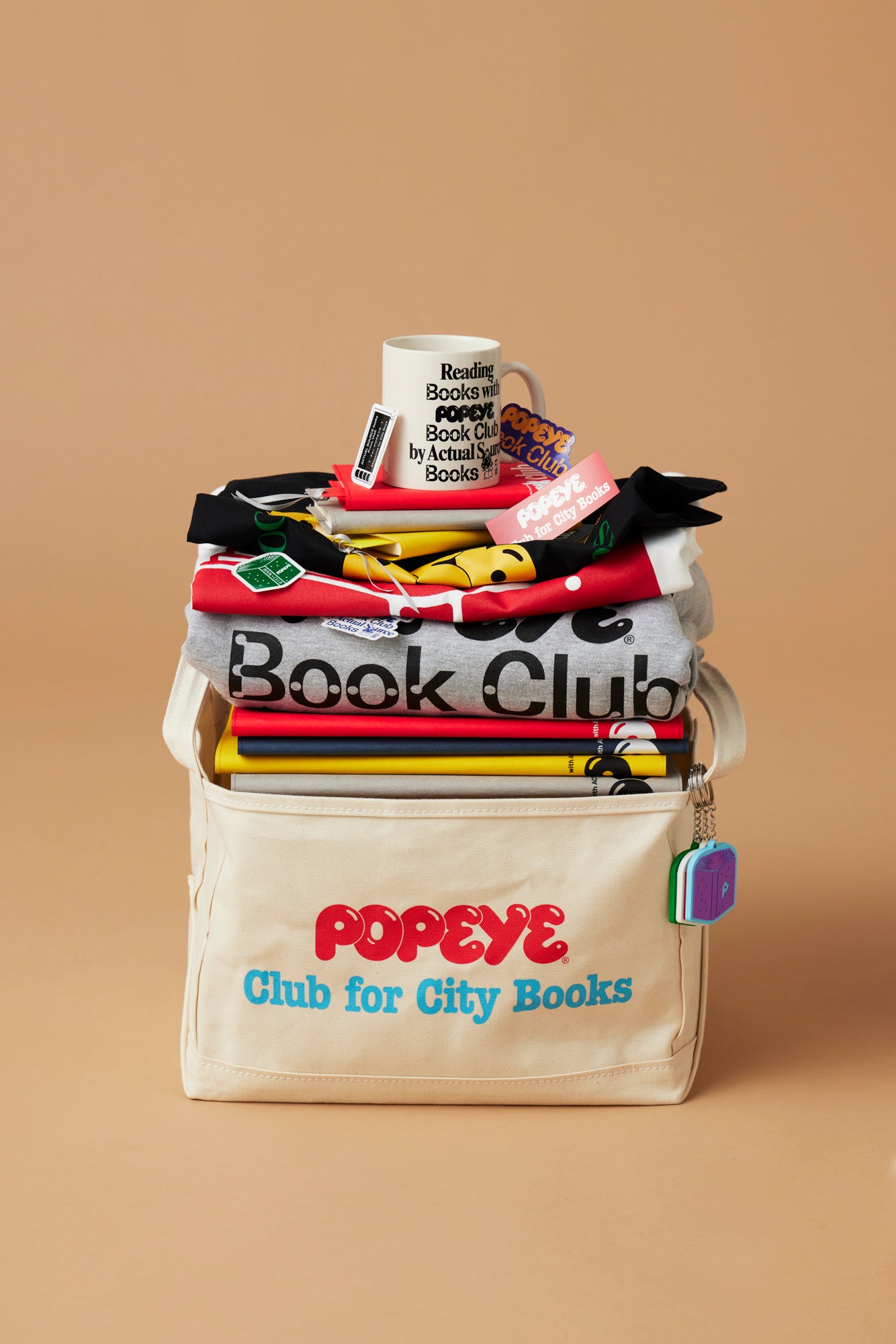 受注生産・12月後半から発送予定] POPEYE BOOK CLUB Key Chain