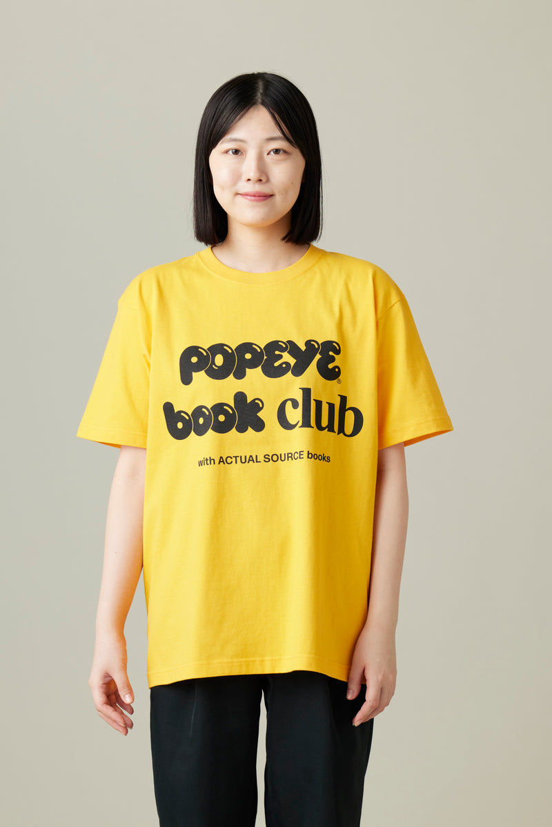 [受注生産・12月後半から発送予定] POPEYE BOOK CLUB Club T-Shirt / Yellow