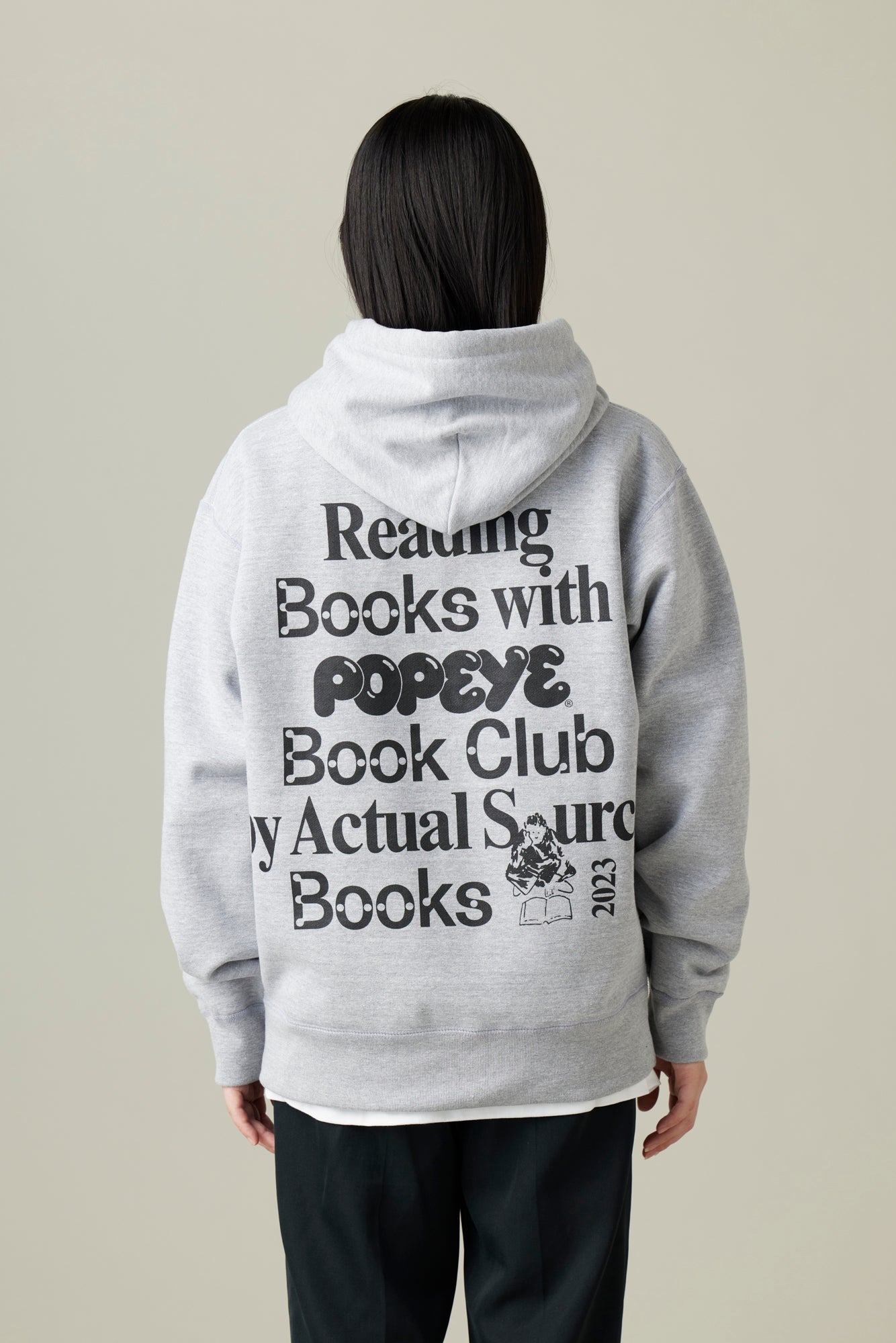 受注生産・12月後半から発送予定] POPEYE BOOK CLUB Hoodie / Heather