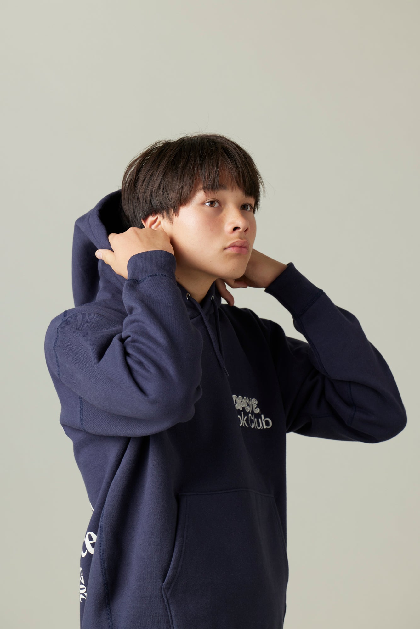 受注生産・12月後半から発送予定] POPEYE BOOK CLUB Hoodie / Navy