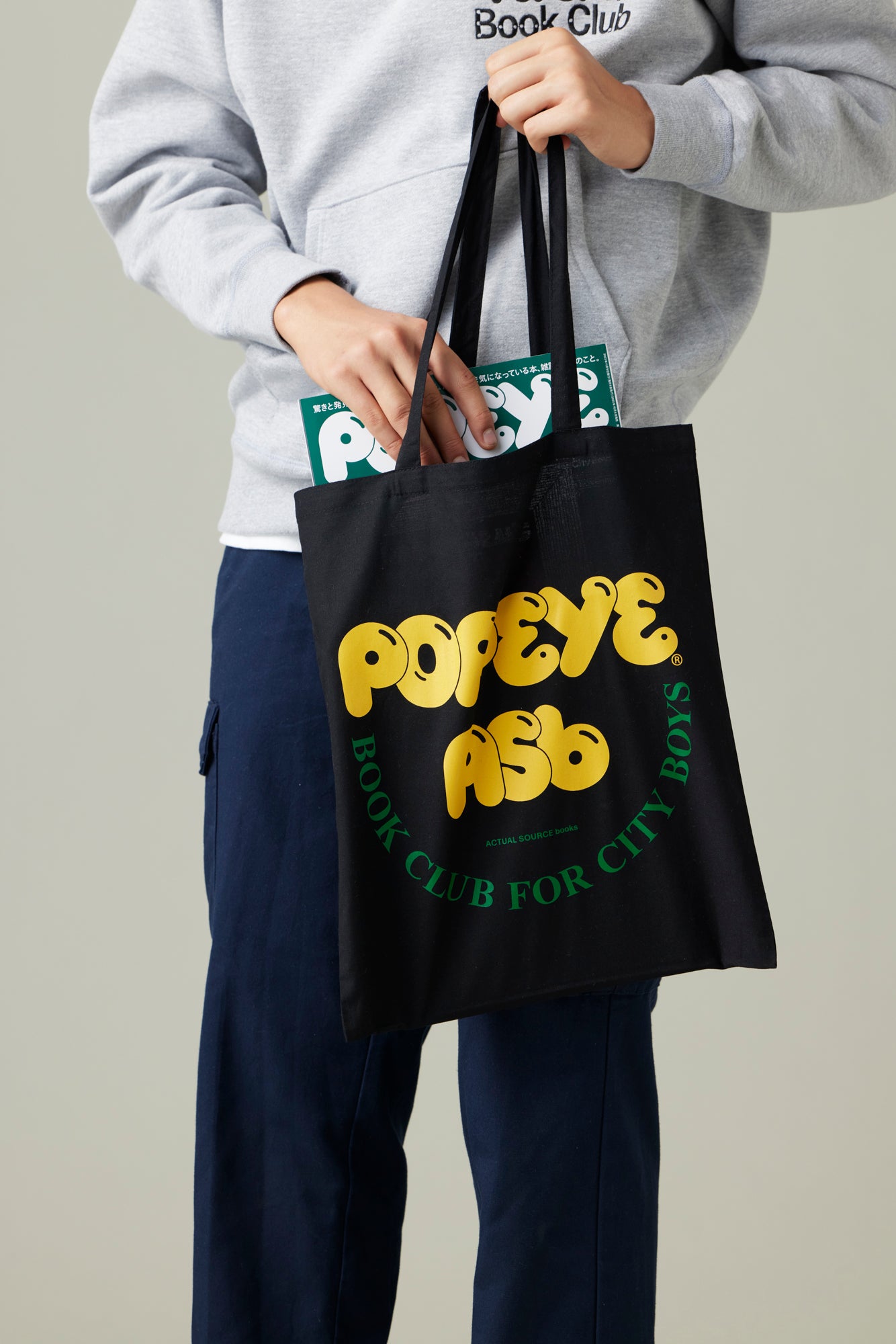 受注生産・12月後半から発送予定] POPEYE BOOK CLUB Tote Bag - POPEYE 