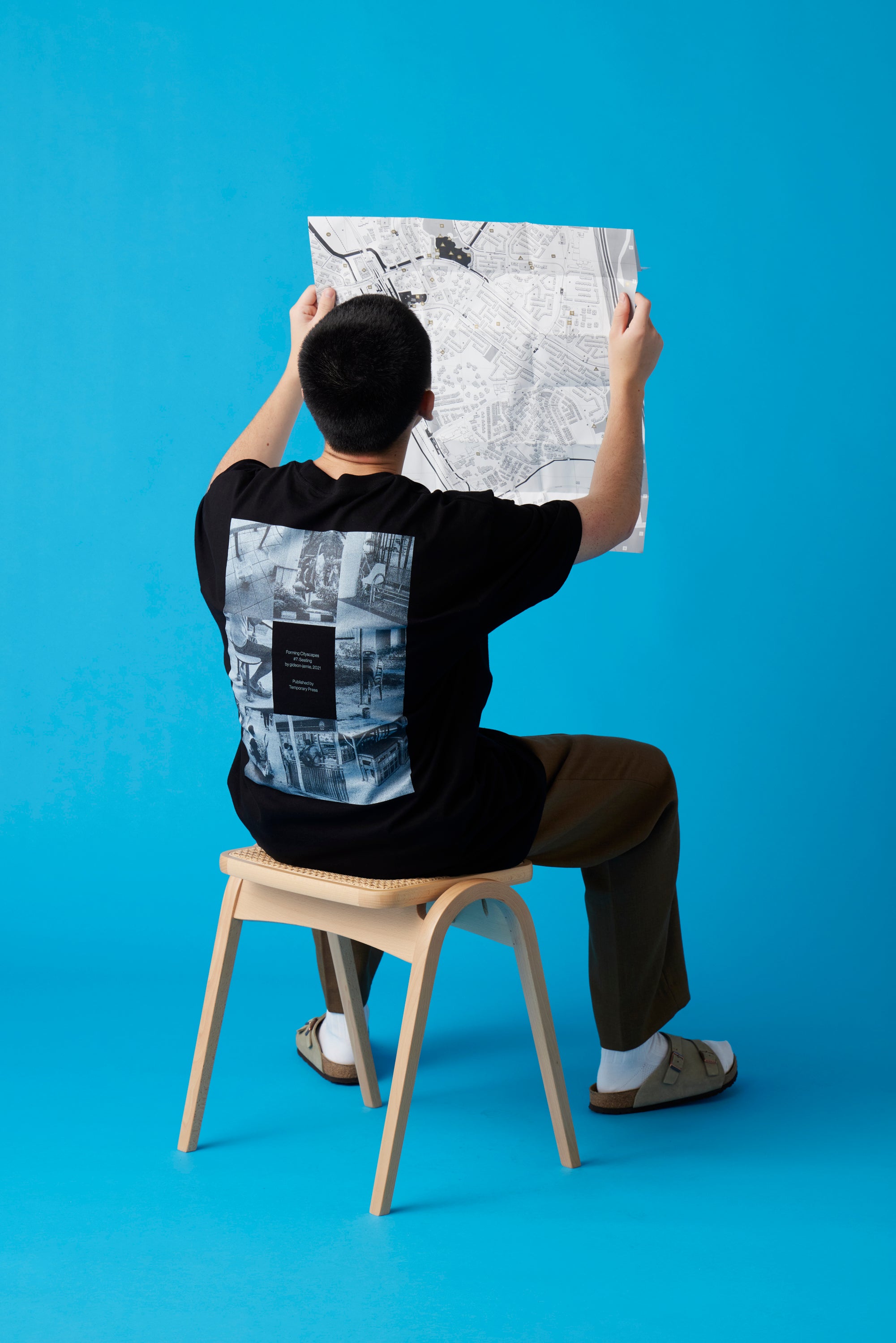 受注生産・10月前半から発送予定] SINGAPORE T-Shirt / Black - POPEYE