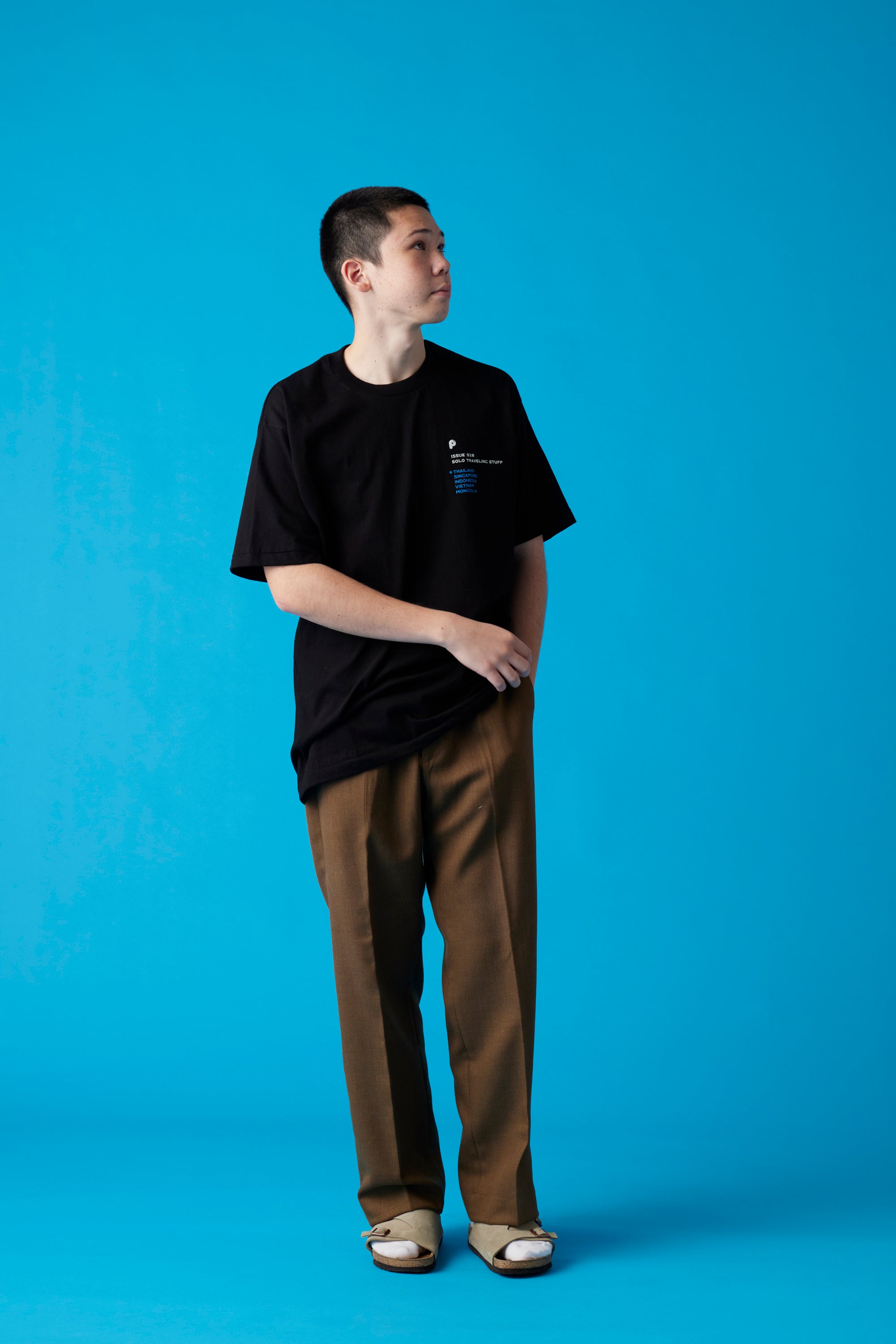 受注生産・10月前半から発送予定] THAILAND T-Shirt / Black - POPEYE