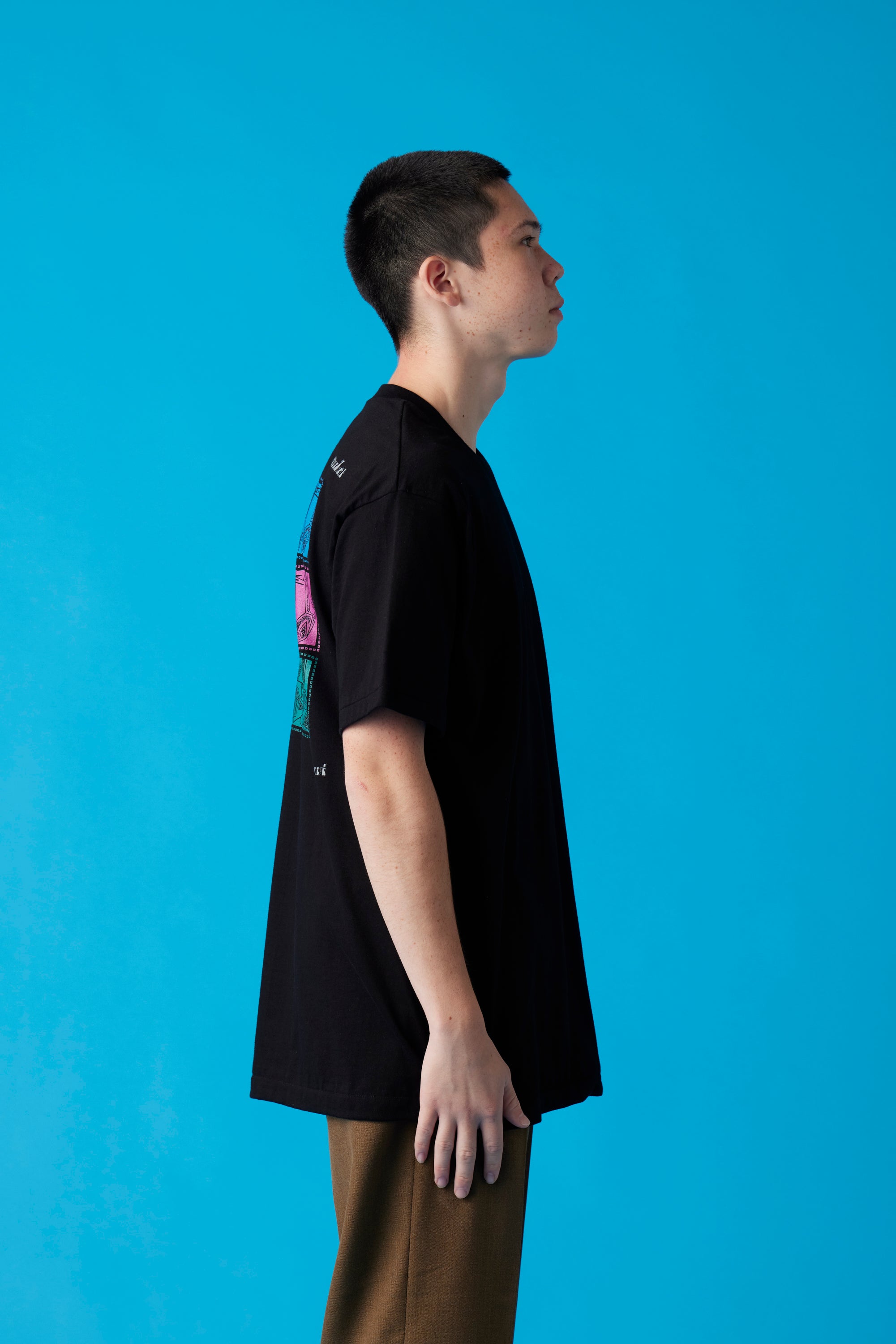 受注生産・10月前半から発送予定] THAILAND T-Shirt / Black - POPEYE