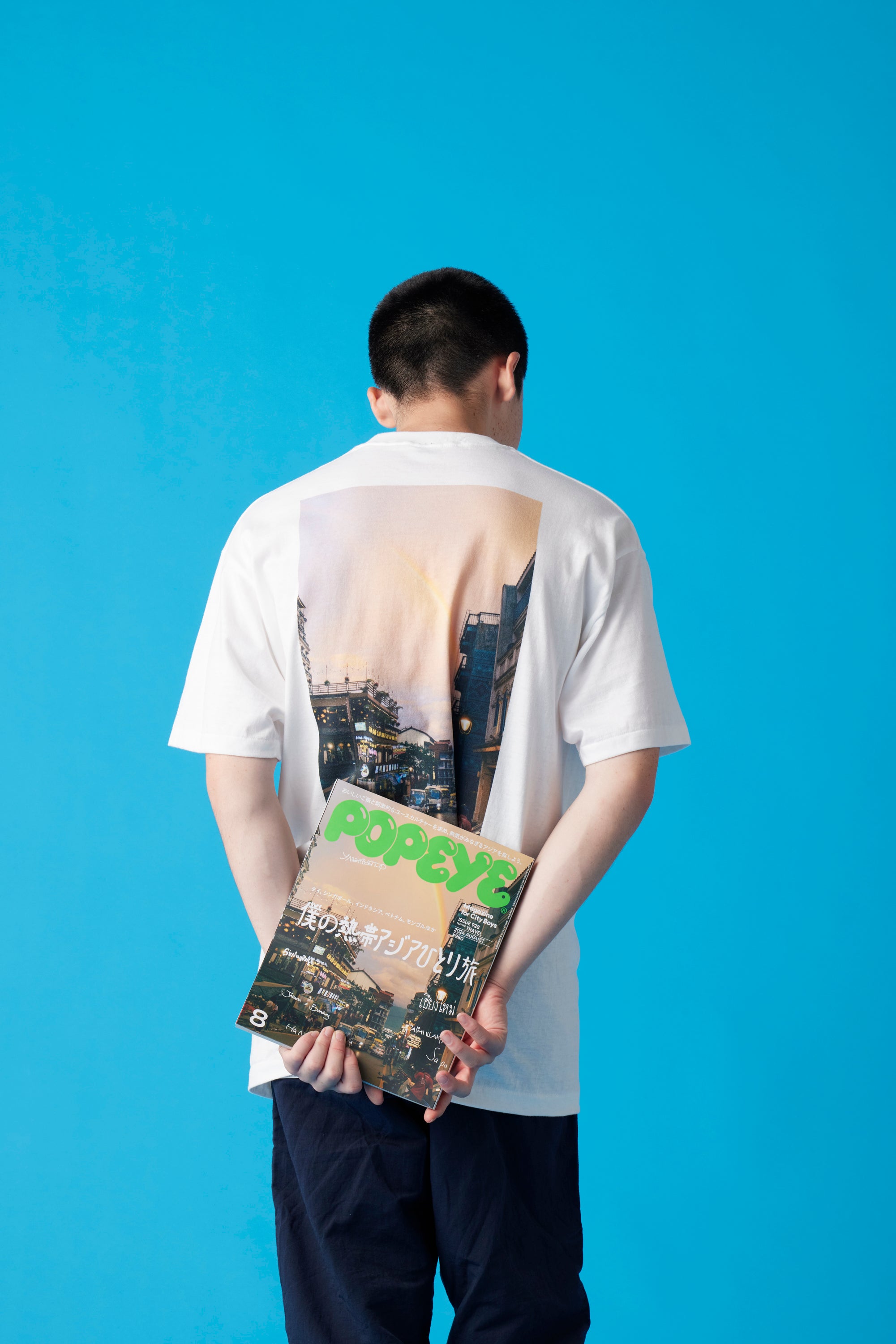 受注生産・10月前半から発送予定] VIETNAM T-Shirt / White - POPEYE