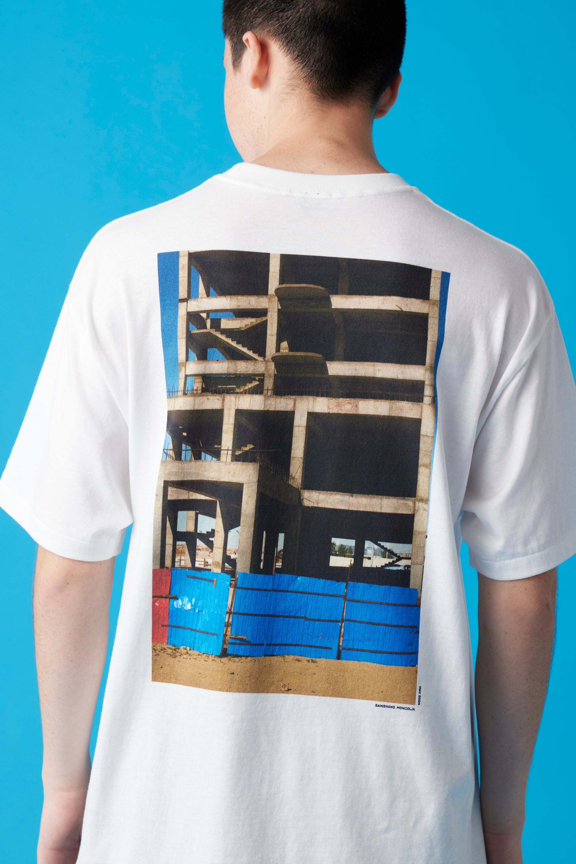 [受注生産・10月前半から発送予定] MONGOLIA T-Shirt / White