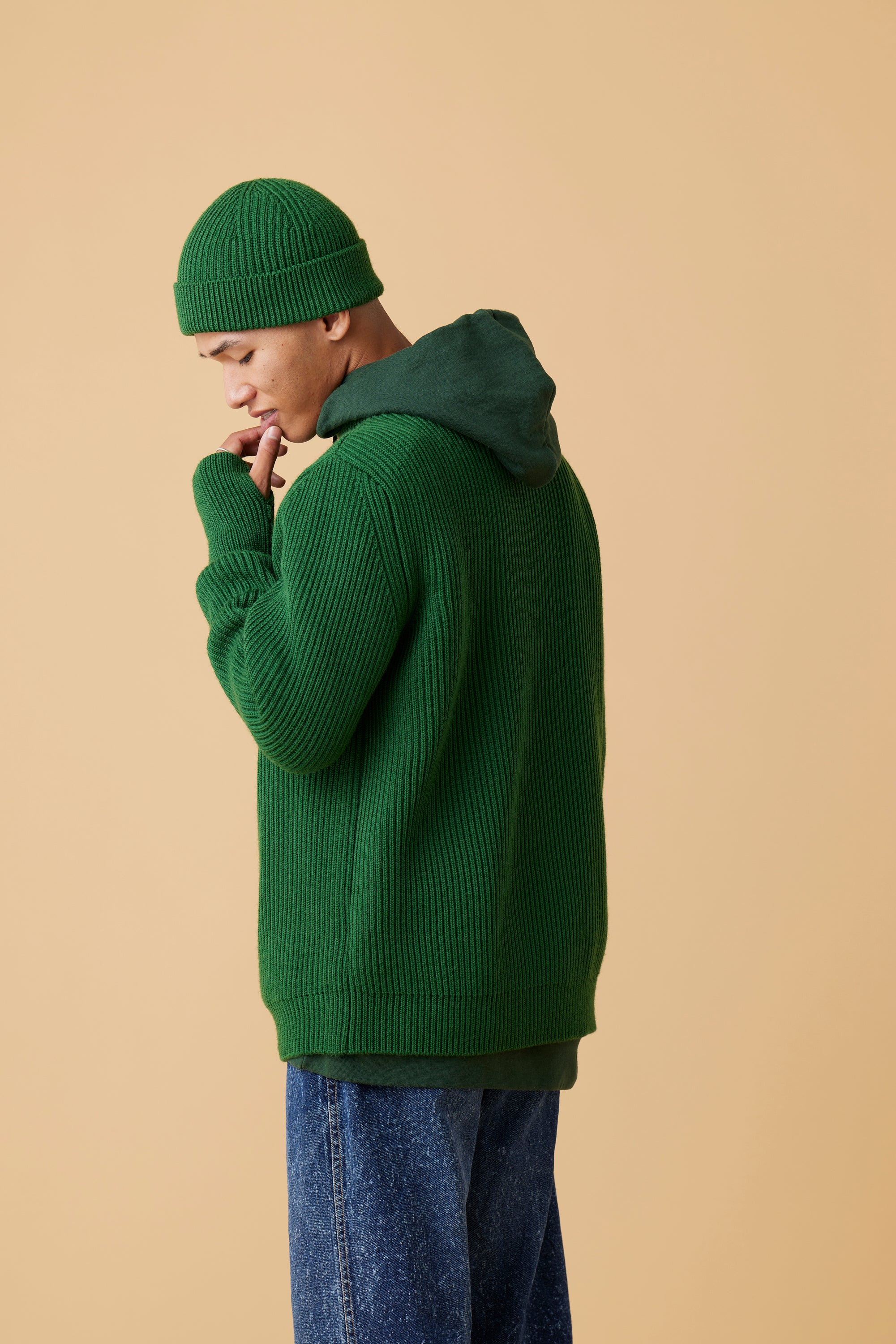 受注生産・11月前半から発送予定] Navy Crewneck - POPEYE ONLINE STORE