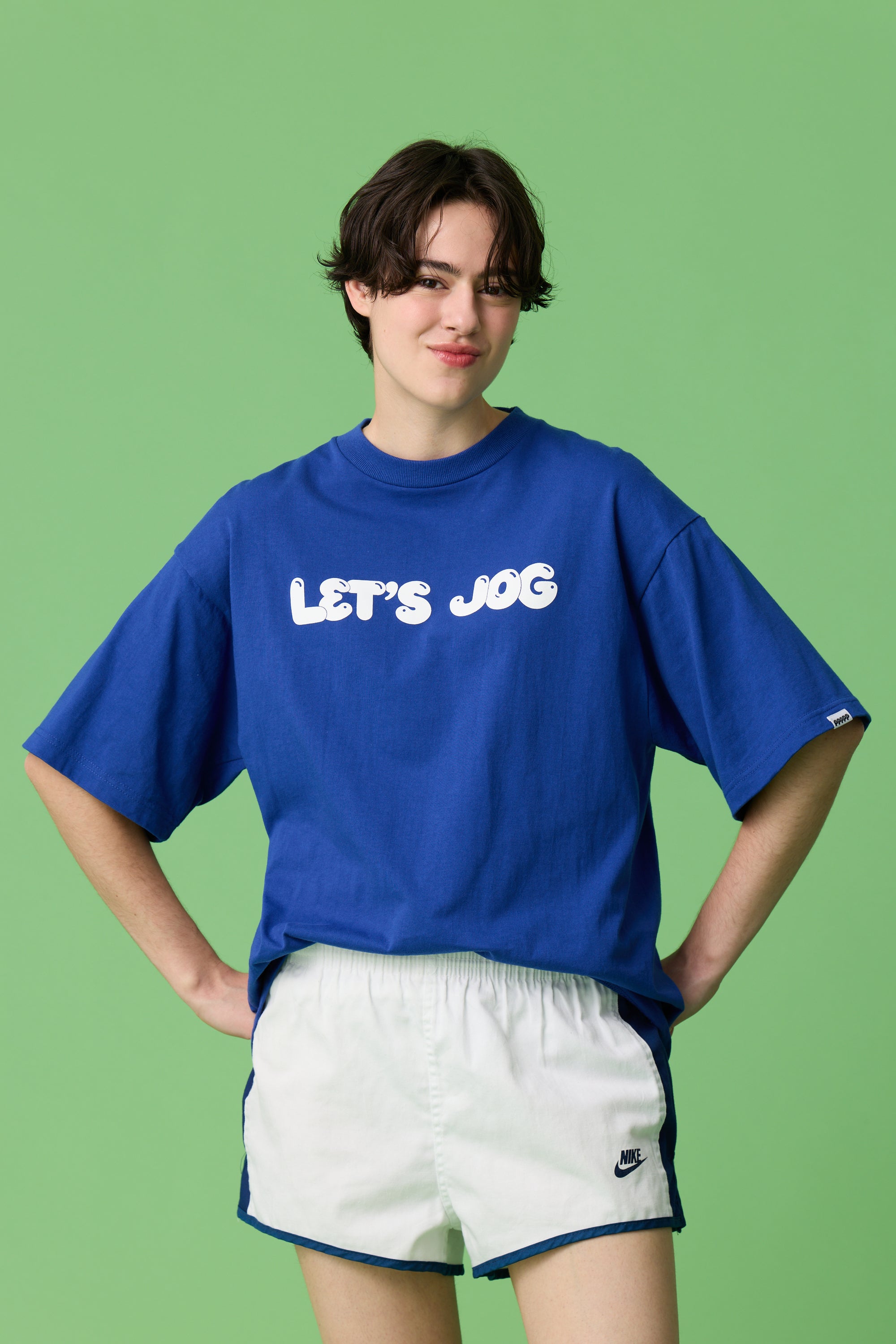 [受注生産・9月末から発送予定] P-City TEE / ROYAL (LET’S JOG)
