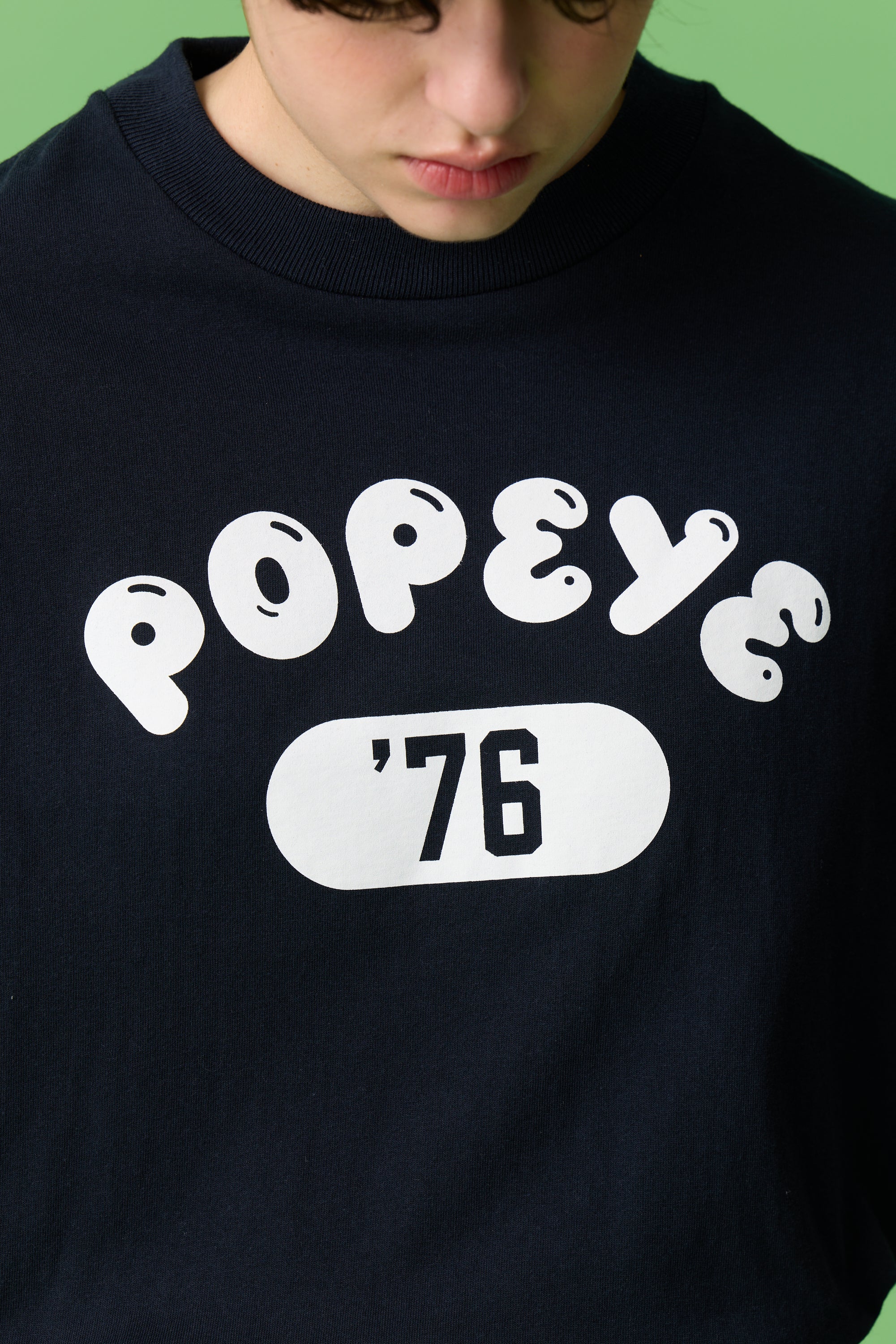 受注生産・9月末から発送予定] POPEYE TEE / NAVY - POPEYE ONLINE STORE