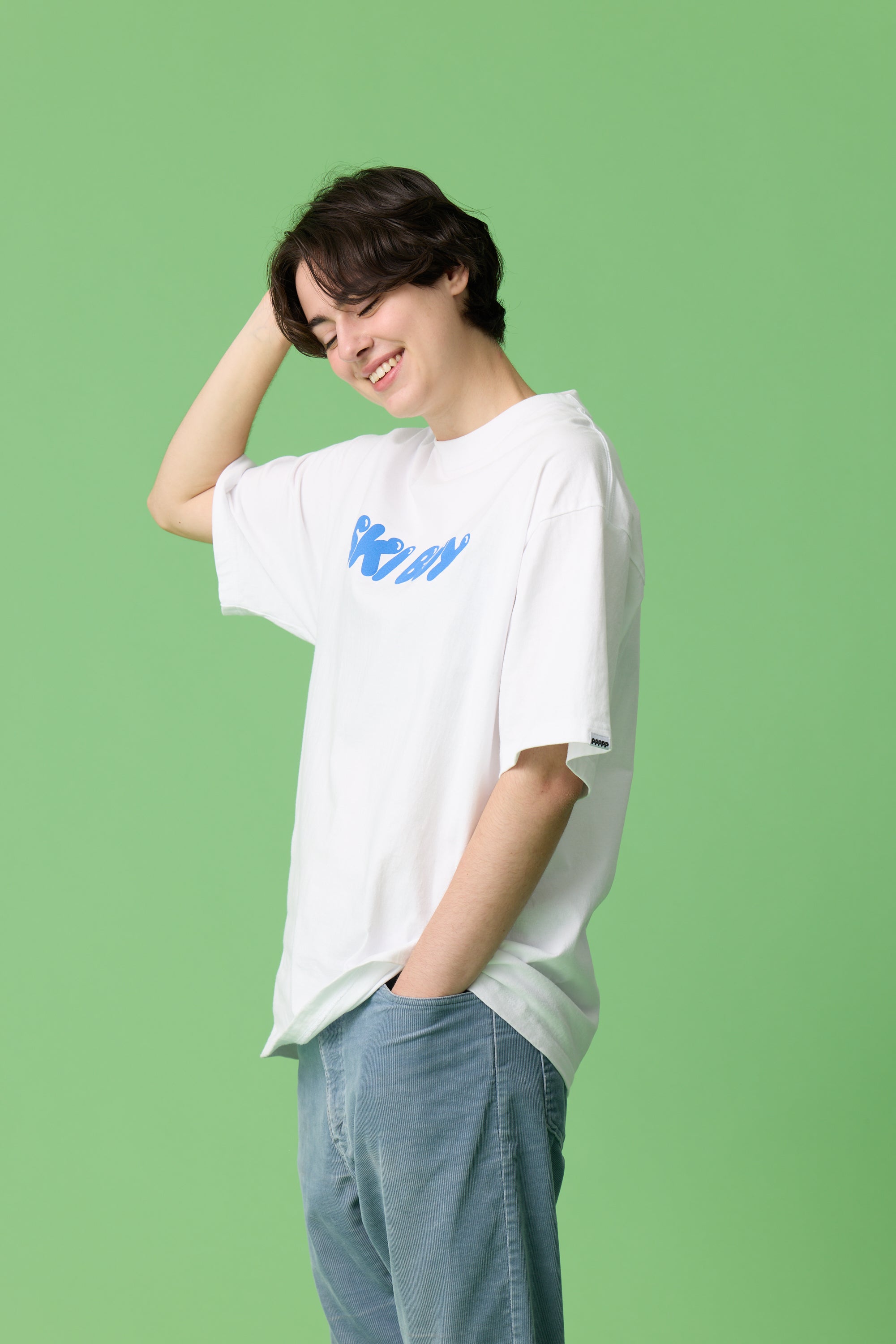 受注生産・9月末から発送予定] P-City TEE / WHITE (SKI BOY) - POPEYE