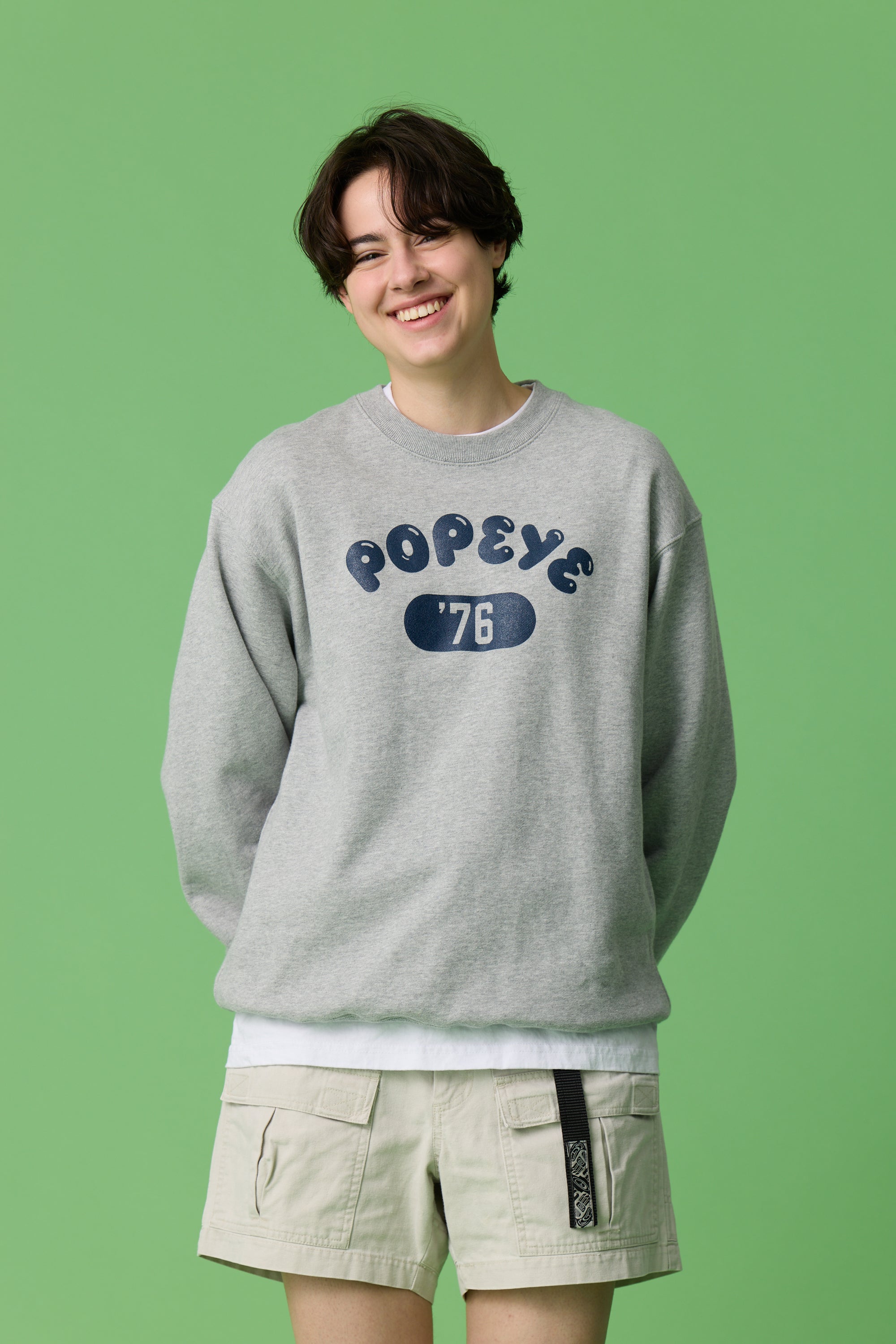 [受注生産・9月末から発送予定] POPEYE SWEAT / GRAY