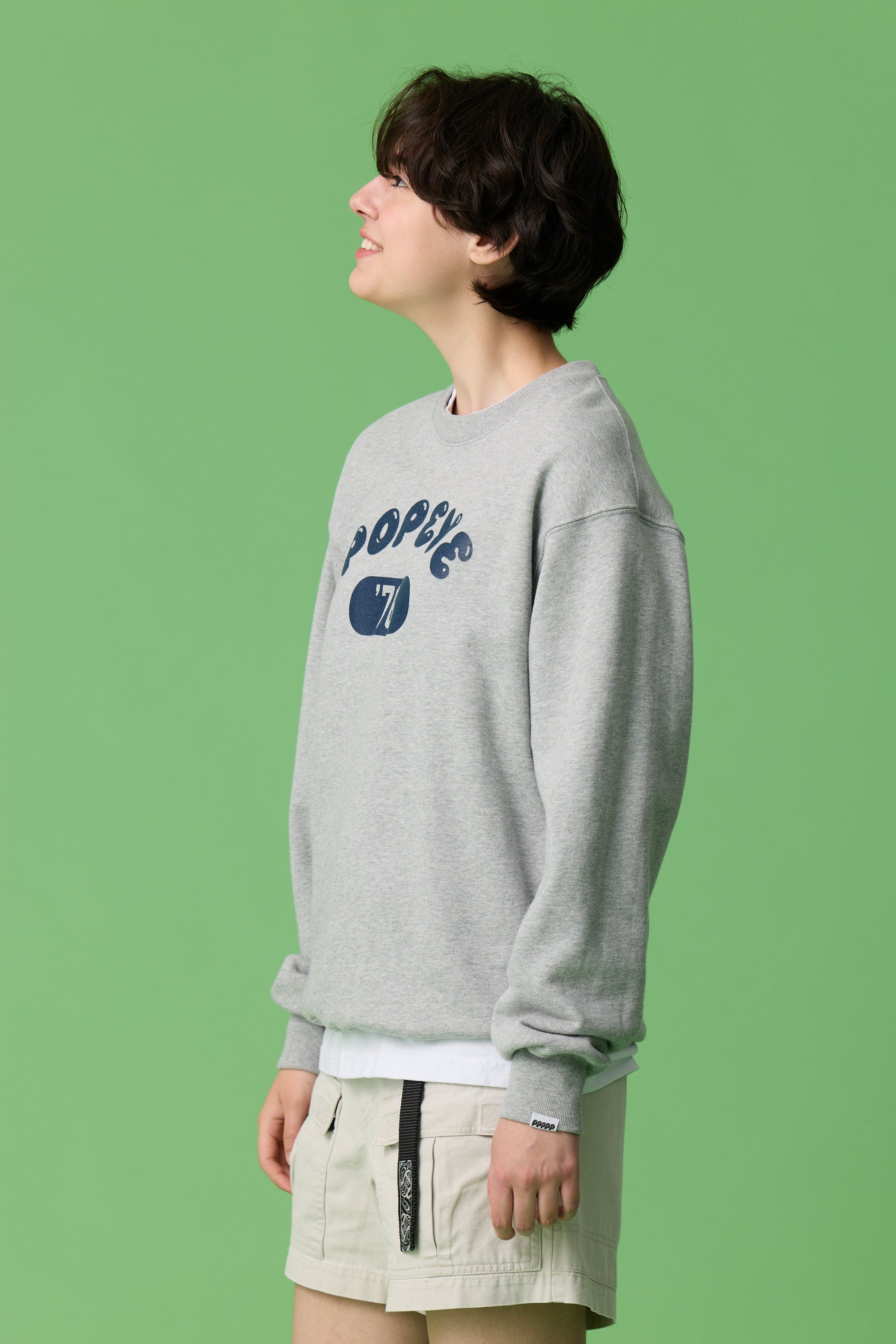 受注生産・9月末から発送予定] POPEYE SWEAT / GRAY - POPEYE ONLINE STORE