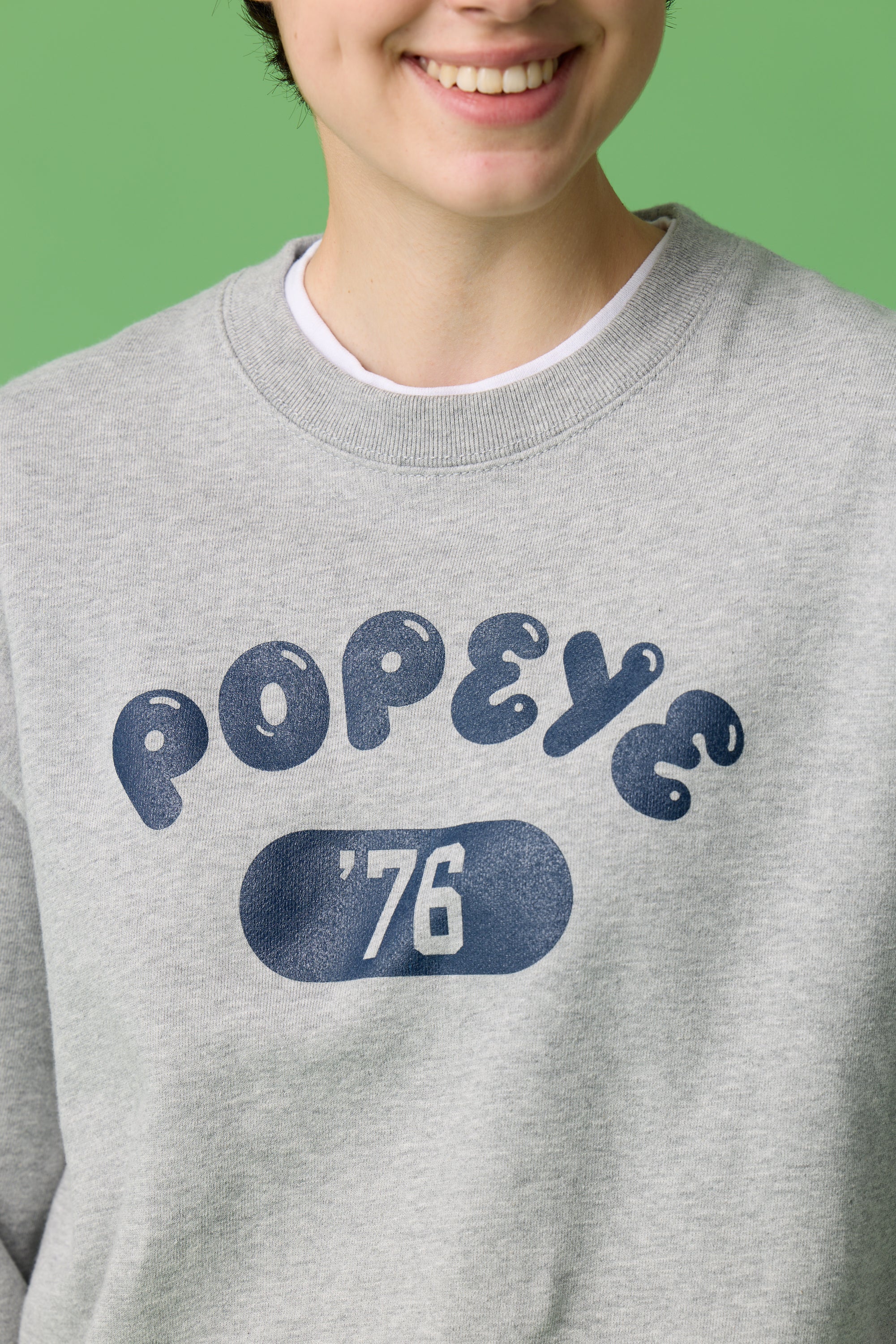 受注生産・9月末から発送予定] POPEYE SWEAT / GRAY - POPEYE ONLINE STORE
