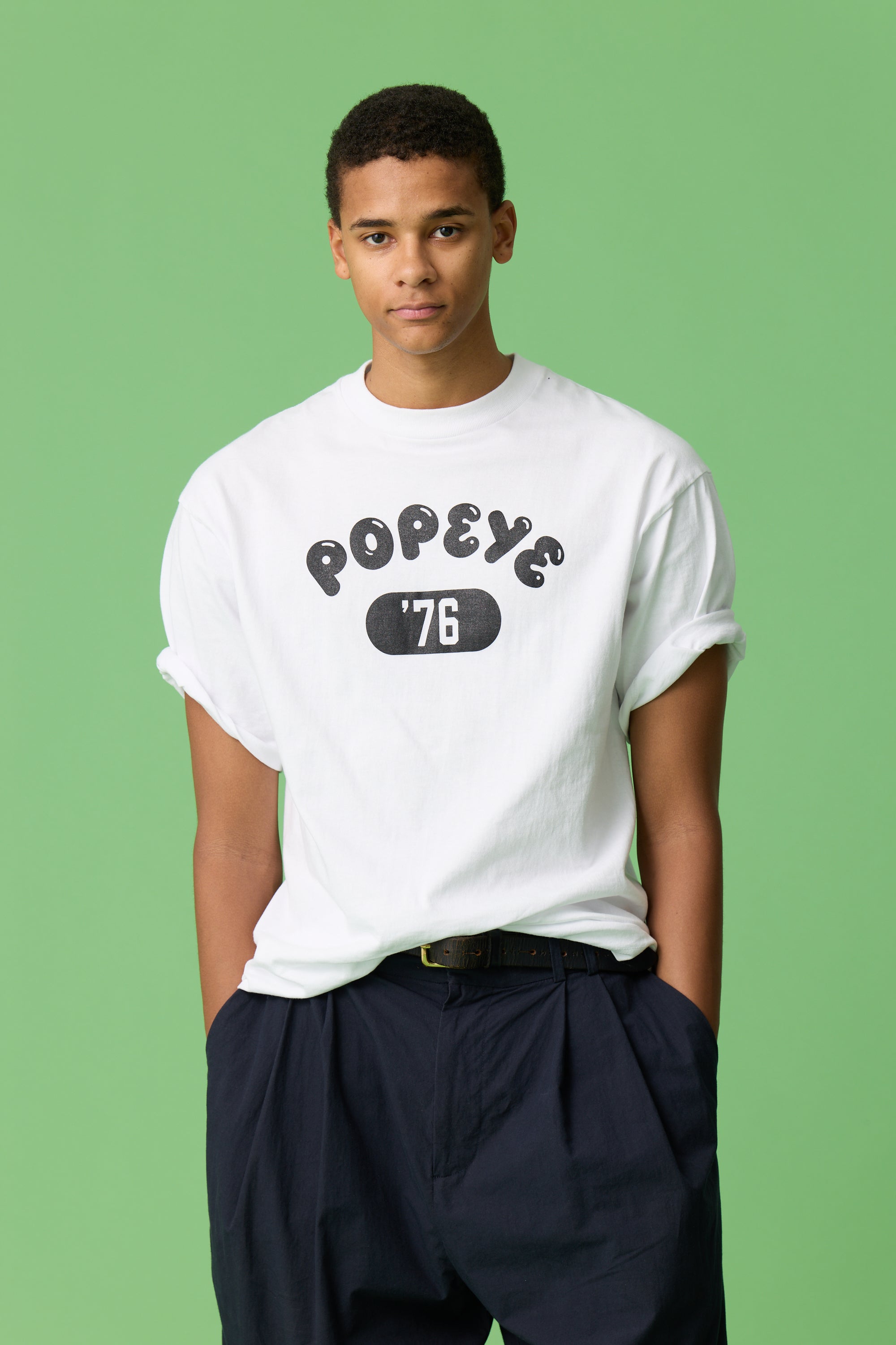 [受注生産・9月末から発送予定] POPEYE TEE / WHITE
