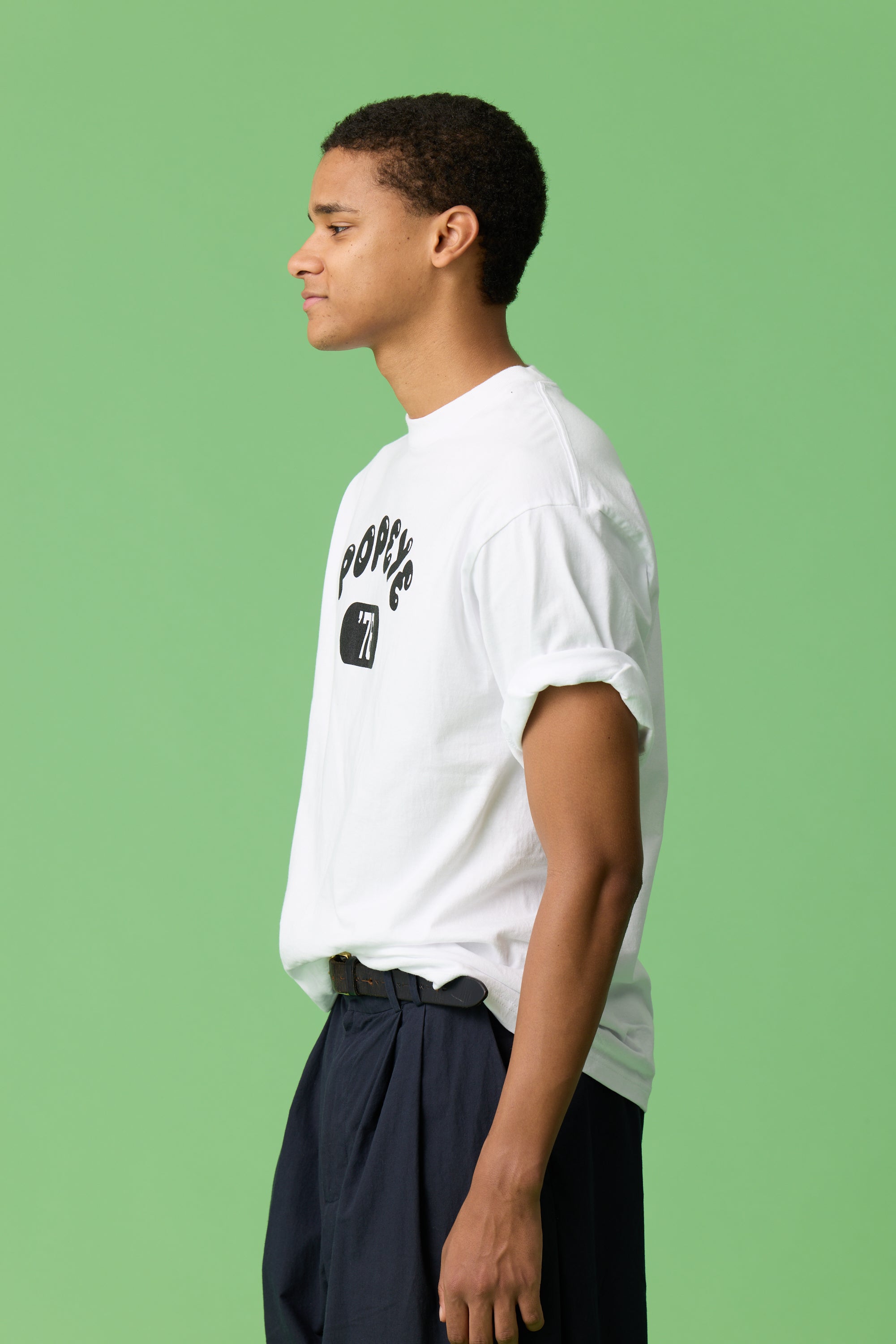 受注生産・9月末から発送予定] POPEYE TEE / WHITE - POPEYE ONLINE STORE