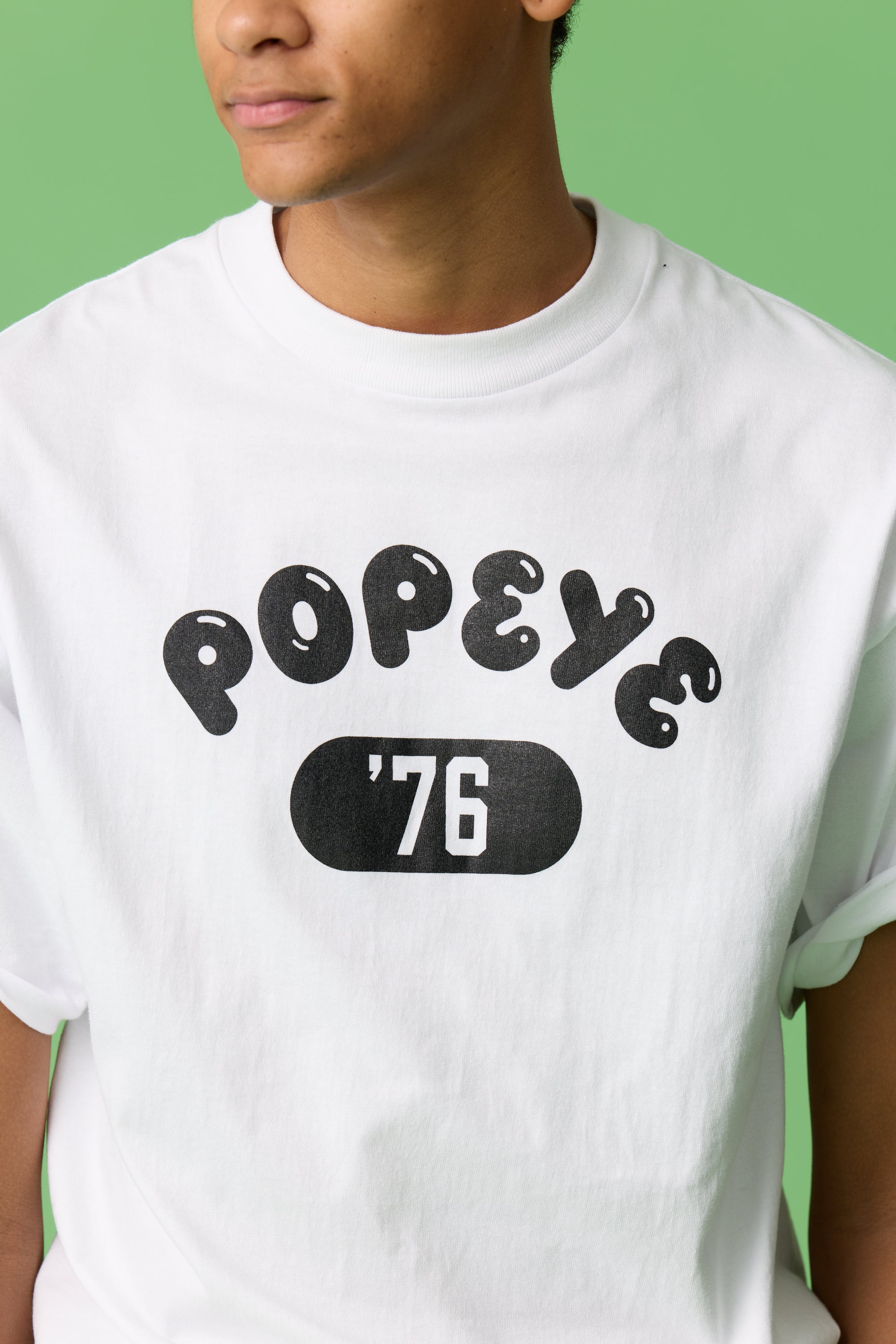 受注生産・9月末から発送予定] POPEYE TEE / WHITE - POPEYE ONLINE STORE