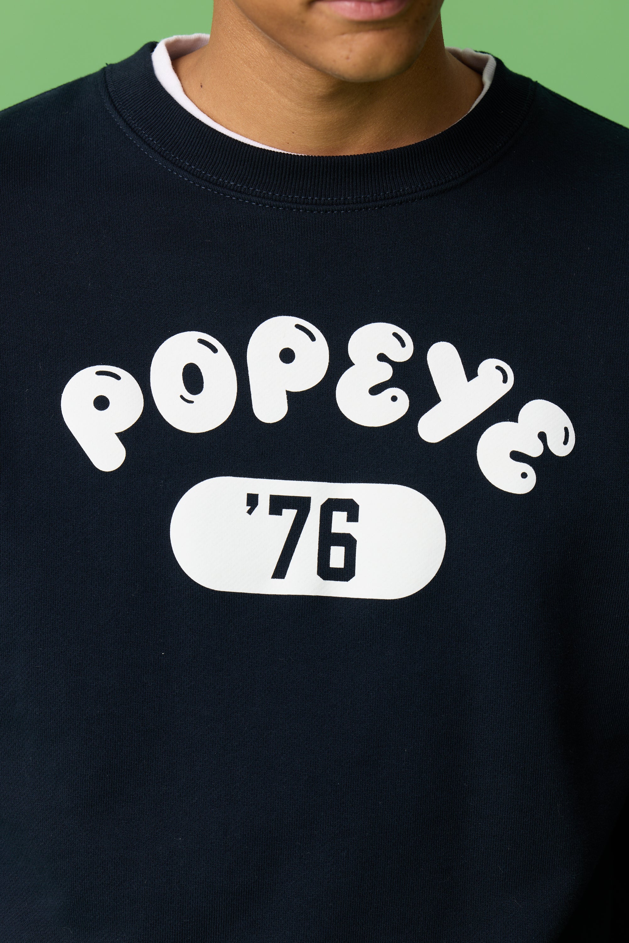 受注生産・9月末から発送予定] POPEYE SWEAT / NAVY - POPEYE ONLINE STORE