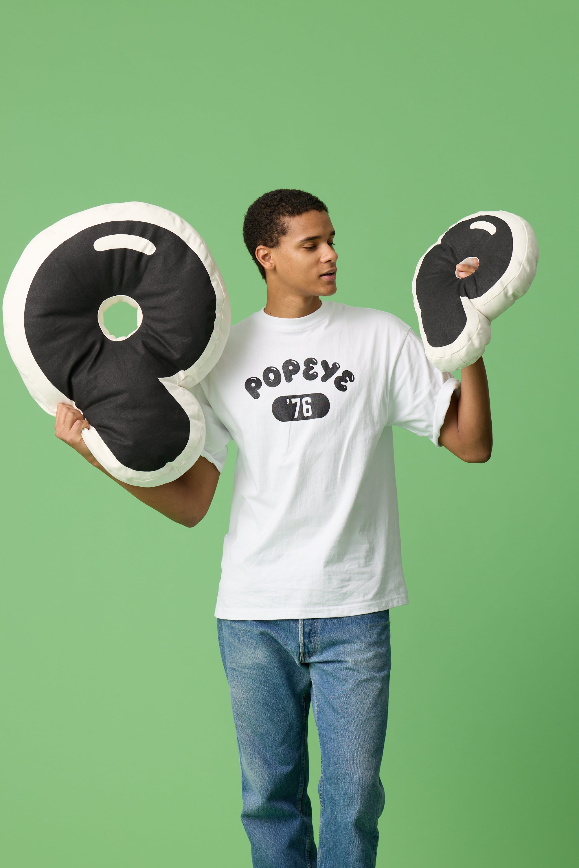 受注生産・9月末から発送予定] P-CUSHION / LARGE - POPEYE ONLINE STORE