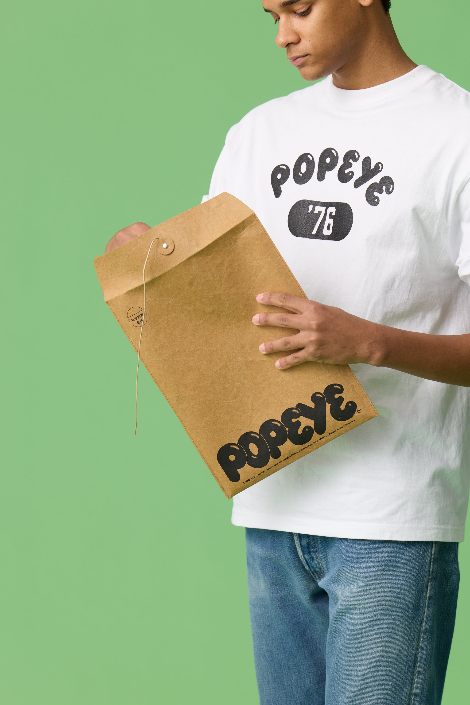未使用　受注生産限定　ポパイ　POPEYE エンベロープバッグ 受注生産・9月末から発送予定] POPEYE ENVELOPE BAG - POPEYE ONLINE STORE