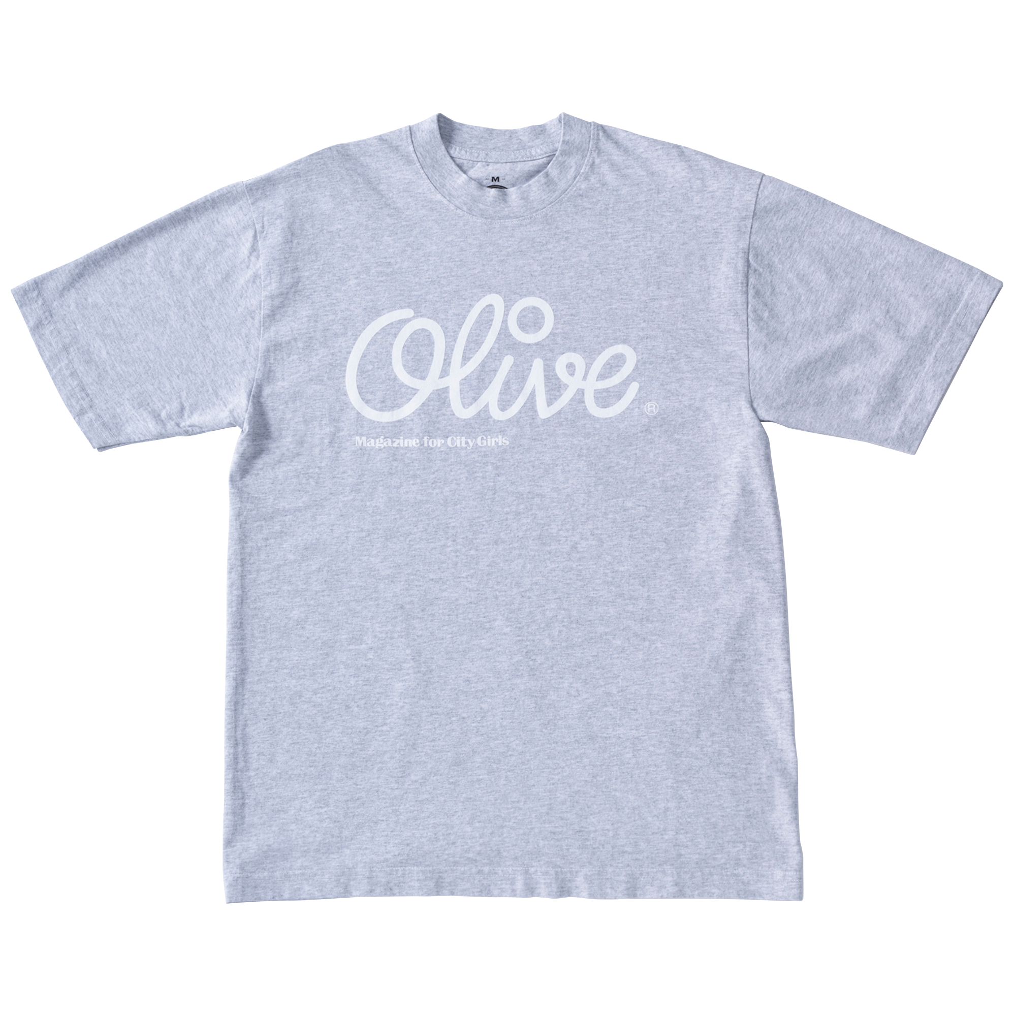[数量限定・12月中旬より順次発送予定] Olive Logo T-Shirt / Ash × White