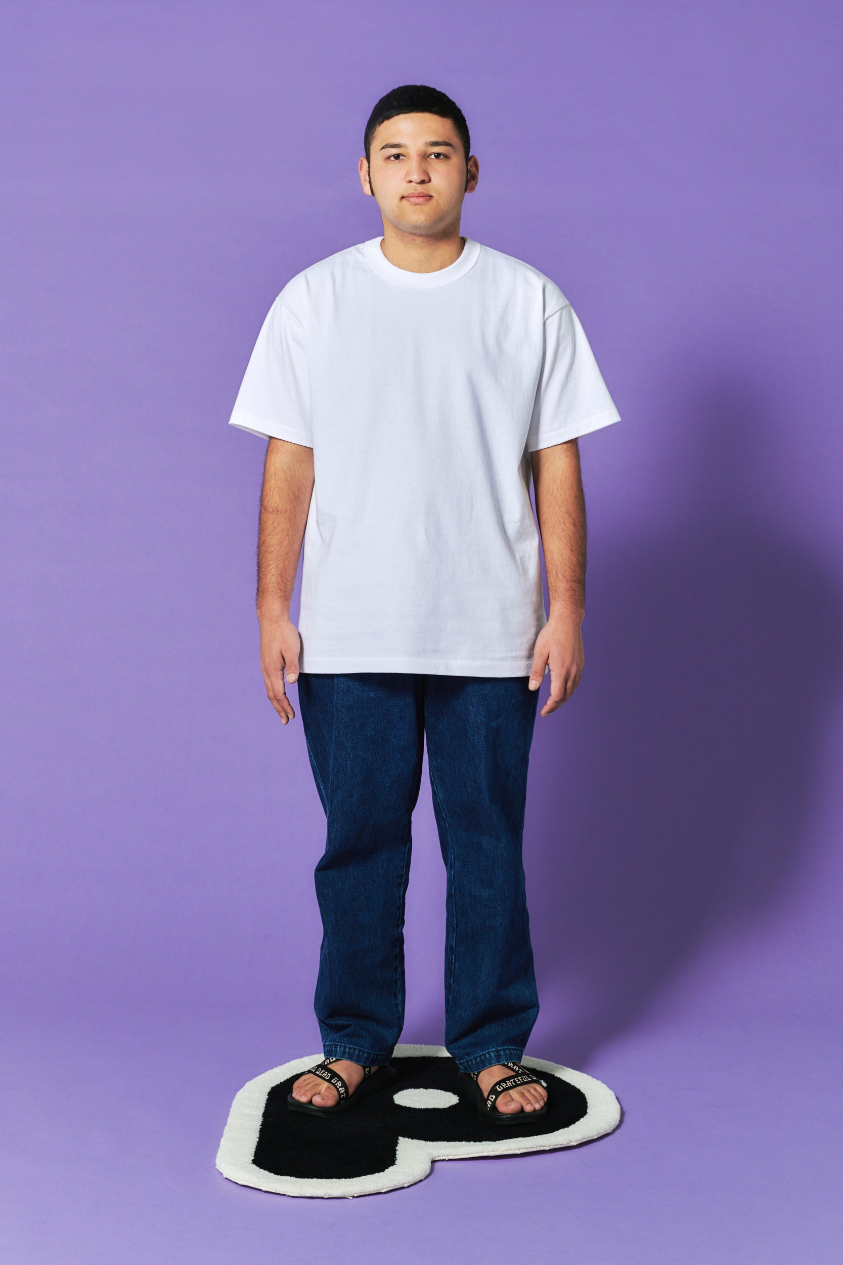 受注生産・5月末 - 6月末までに発送予定] P Rug (Basic/Black
