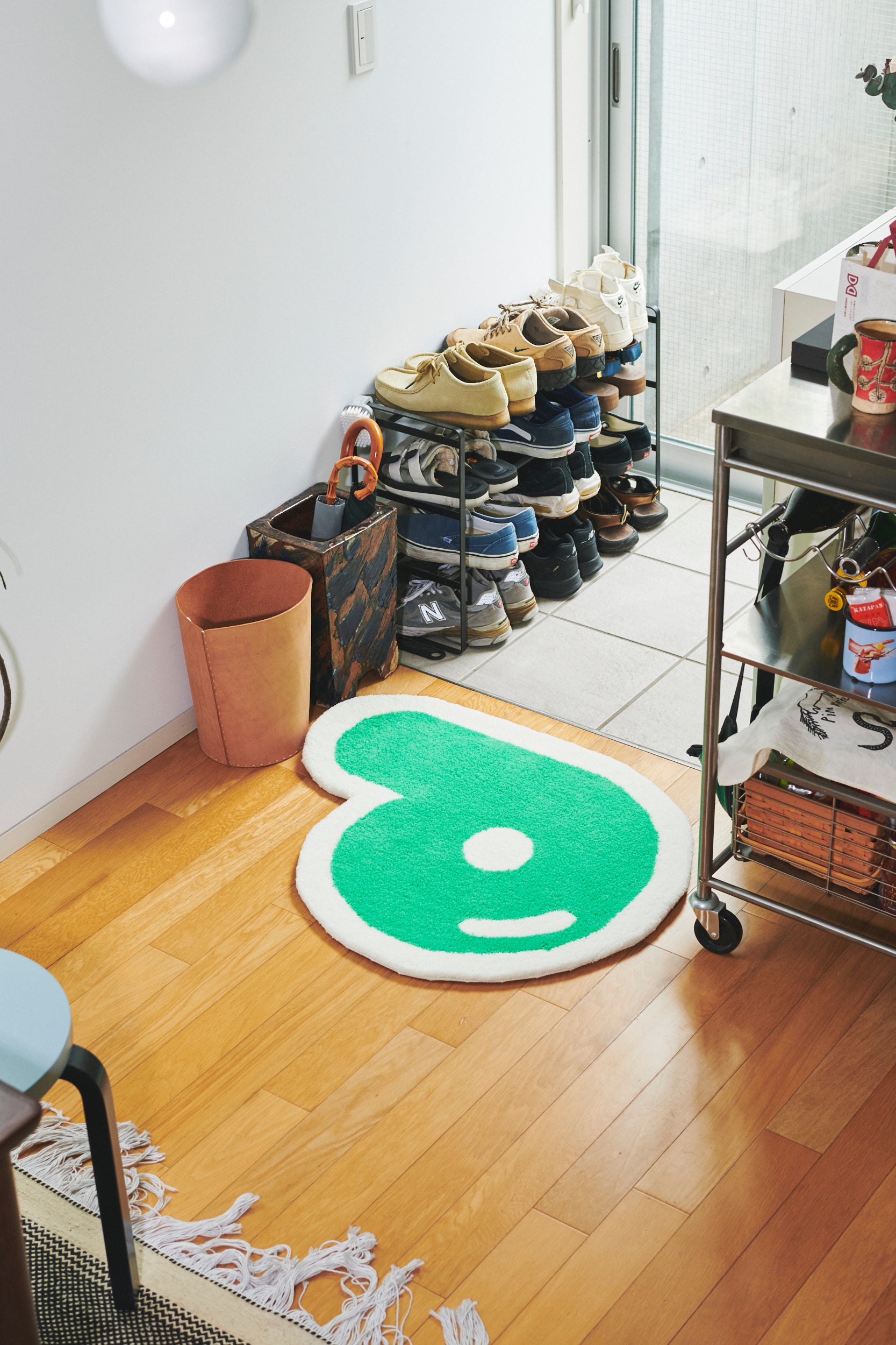 受注生産・5月末 - 6月末までに発送予定] P Rug (Basic/Green
