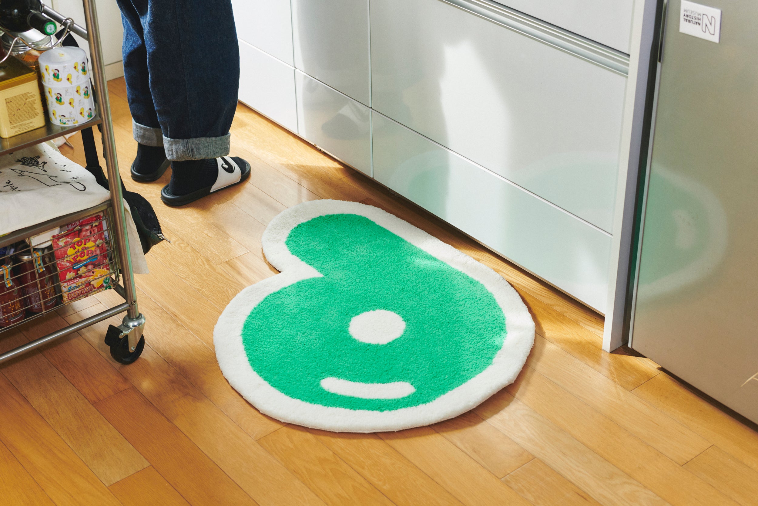 受注生産・5月末 - 6月末までに発送予定] P Rug (Basic/Green
