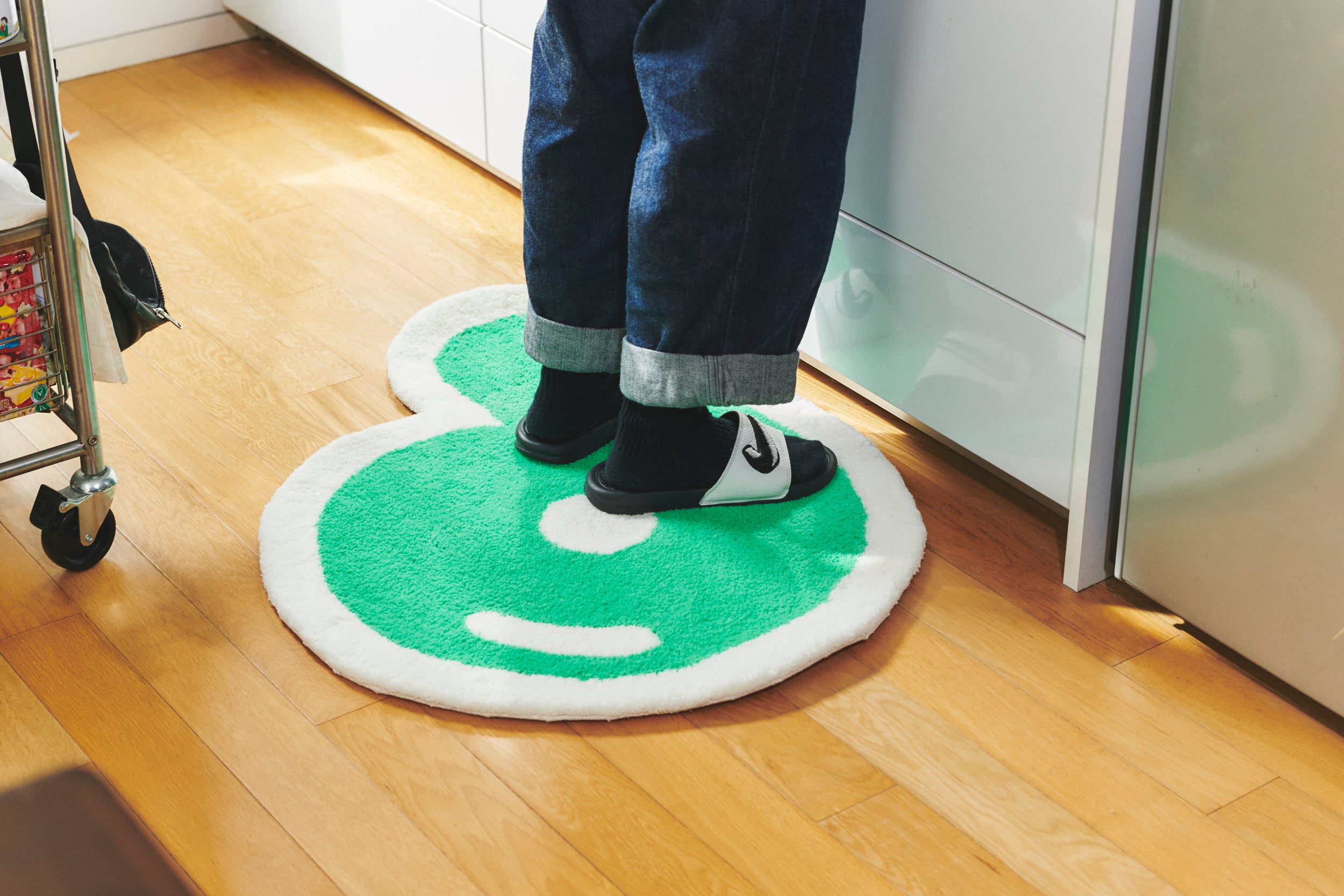 受注生産・5月末 - 6月末までに発送予定] P Rug (Basic/Green