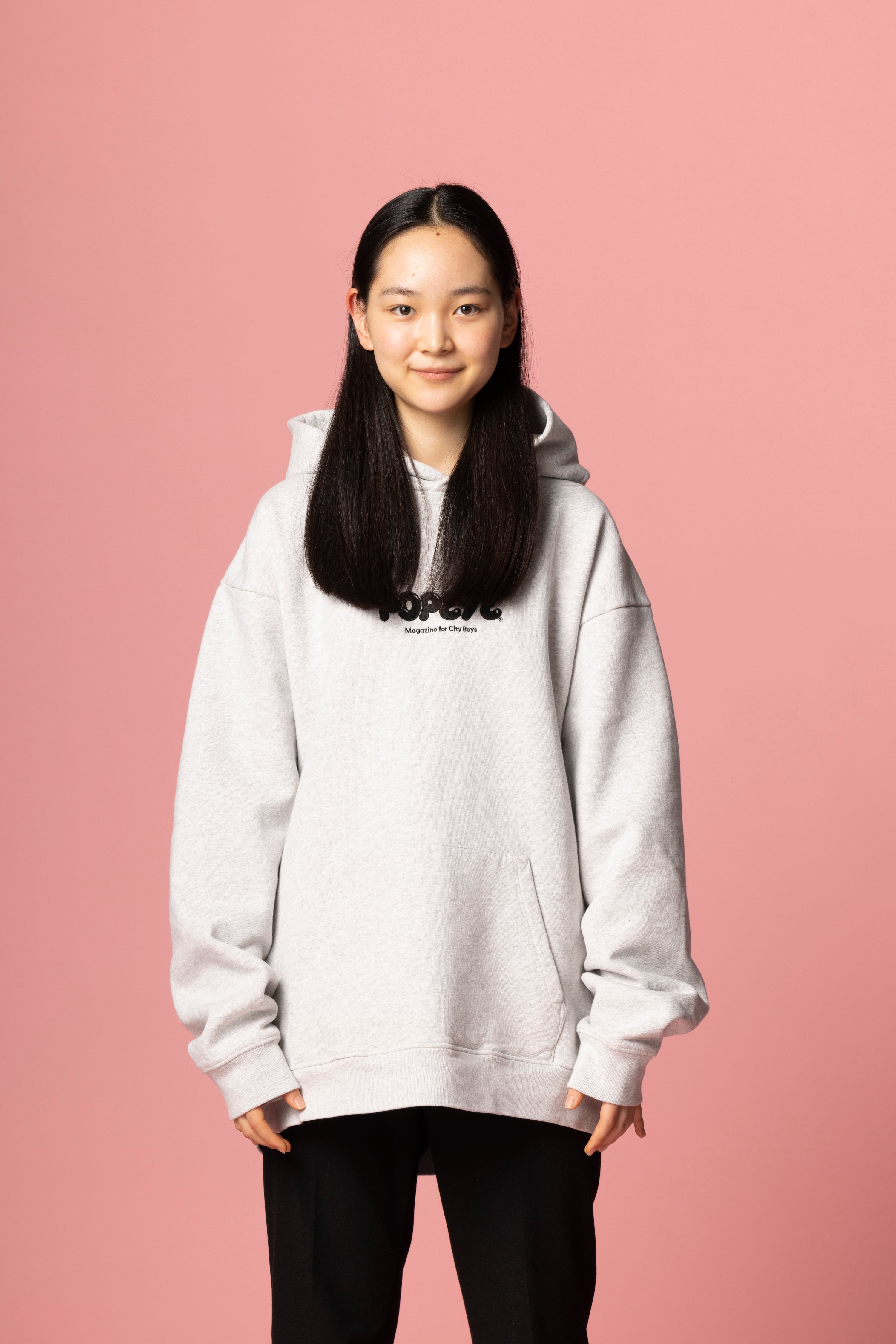 POPEYE Logo Hoodie / Heather Gray - POPEYE ONLINE STORE