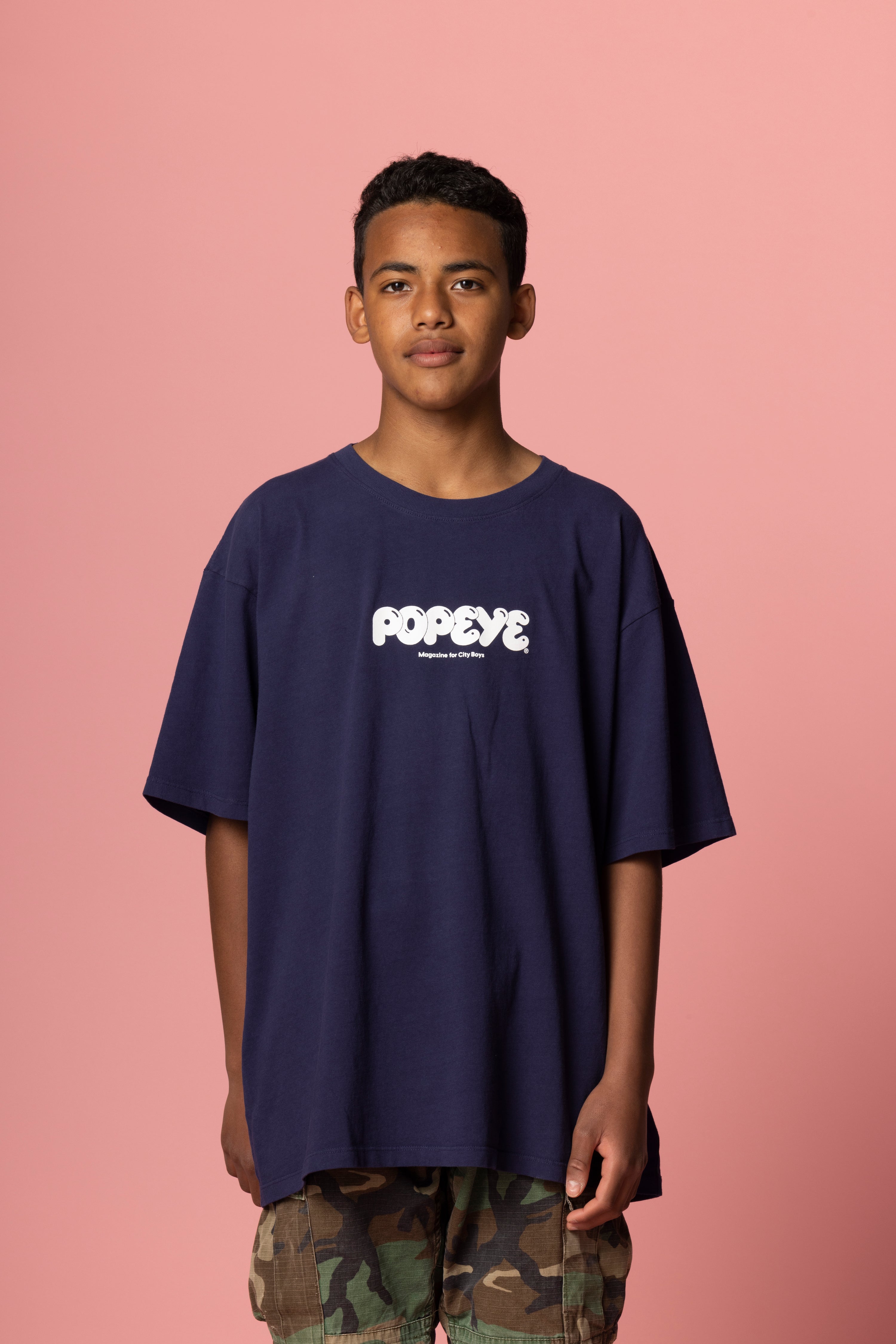 未使用　POPEYE Logo T-Shirt ポパイ マガジン　Tシャツ POPEYE Logo T-Shirt / Deep Navy - POPEYE ONLINE STORE