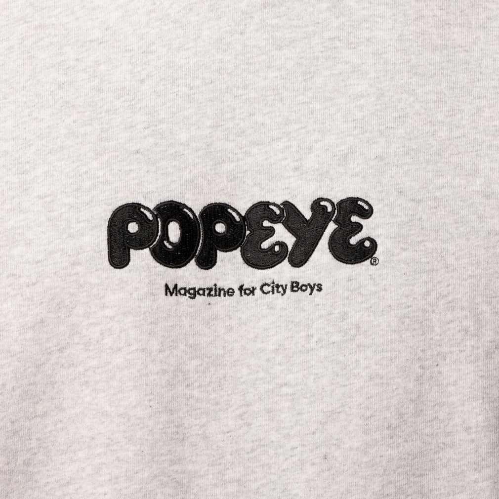 POPEYE Logo Hoodie / Heather Gray - POPEYE ONLINE STORE