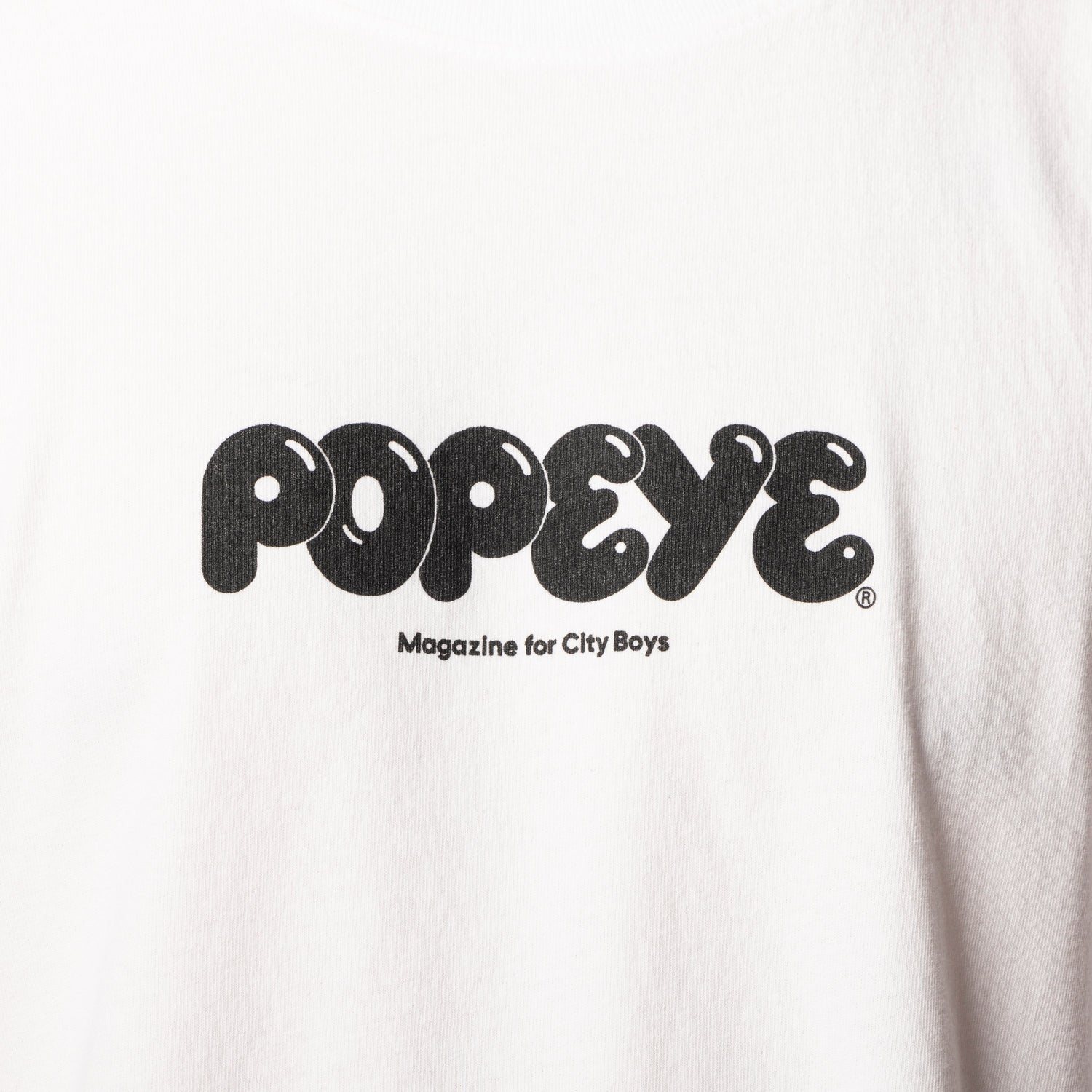 POPEYE Logo T-Shirt / Optic White - POPEYE ONLINE STORE