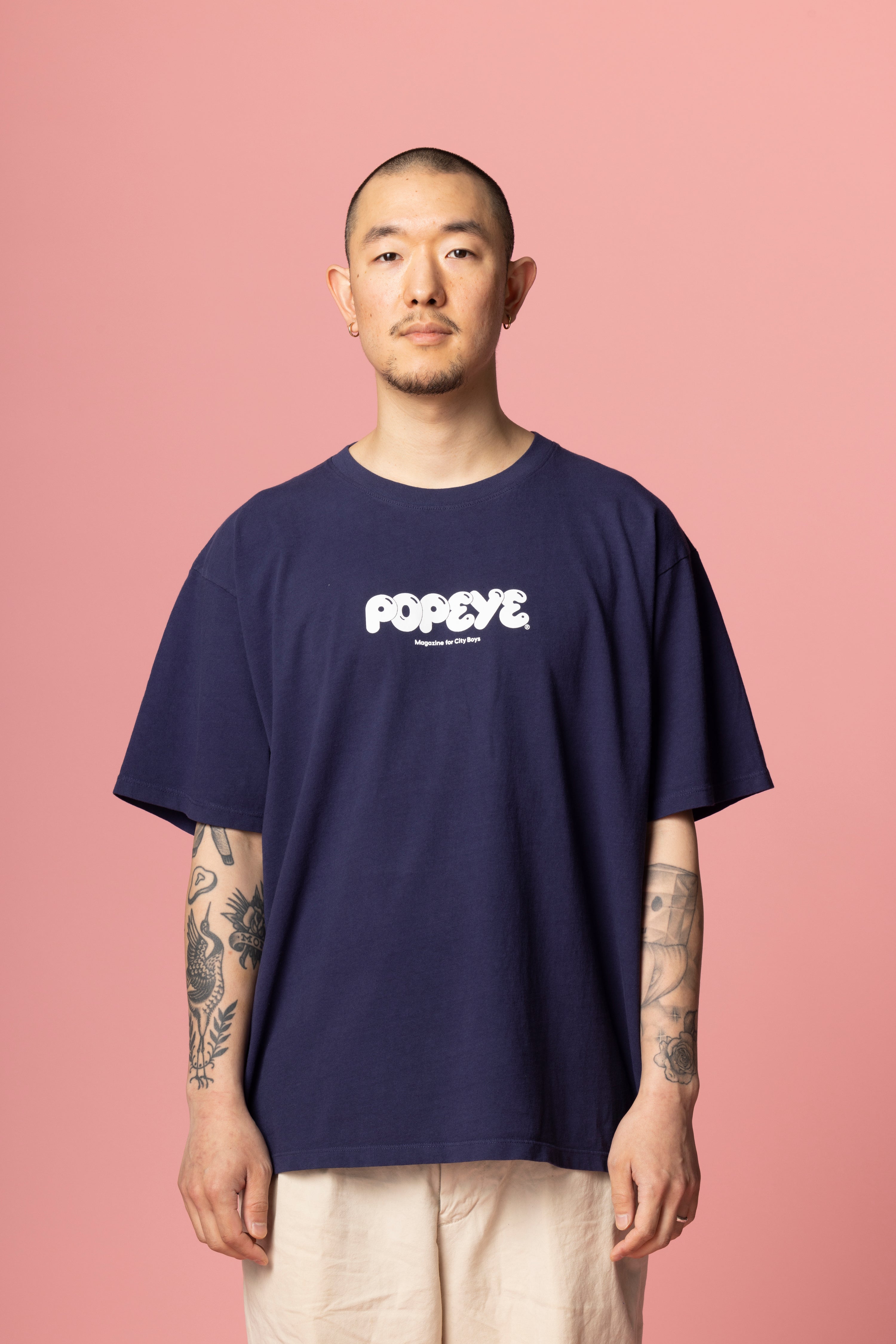 POPEYE Logo T-Shirt / Deep Navy - POPEYE ONLINE STORE