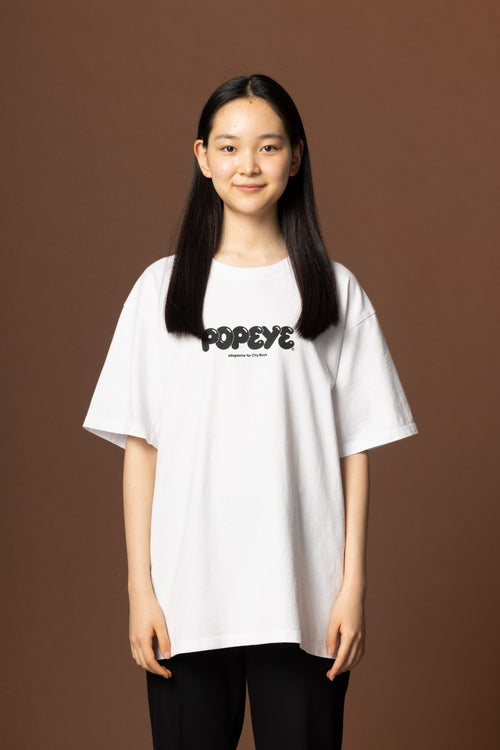 POPEYE Logo T-Shirt / Optic White - POPEYE ONLINE STORE