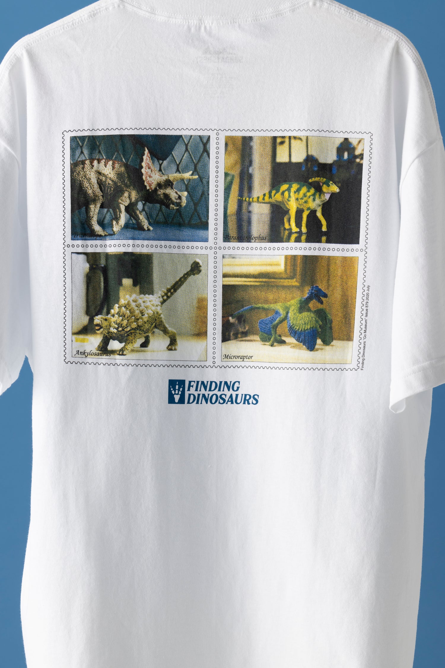 FINDING DINOSAURS Stamp T-Shirt